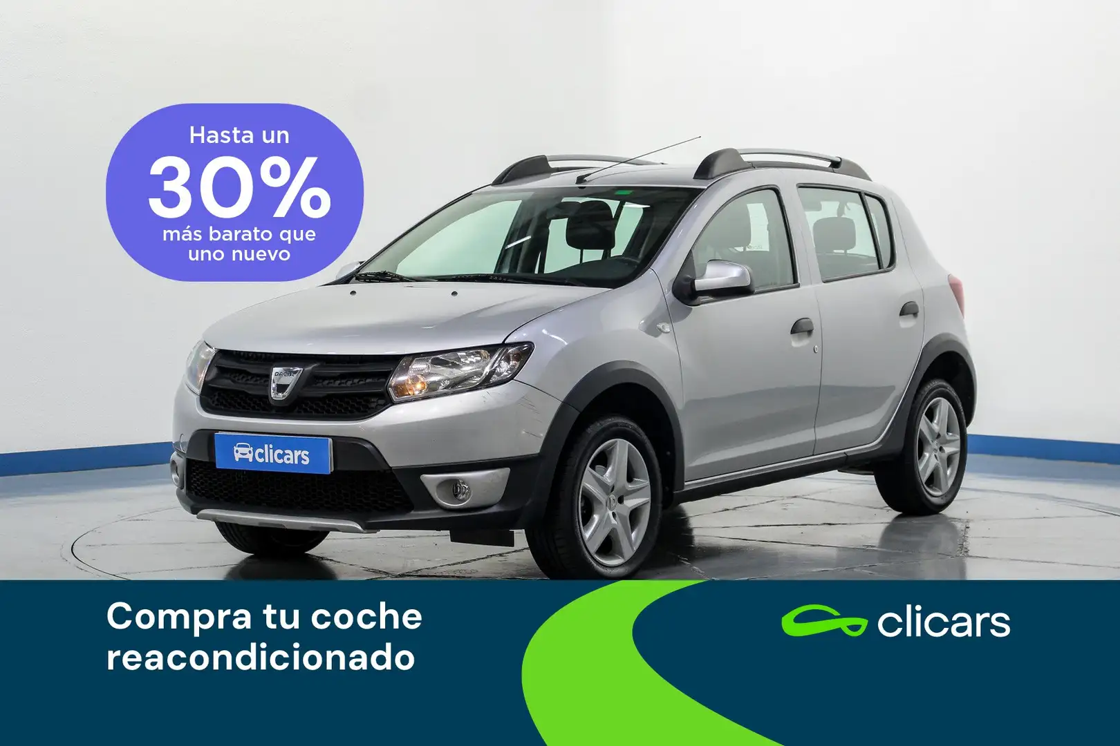 Dacia Sandero 1.5dCi Stepway 90 Gris - 1