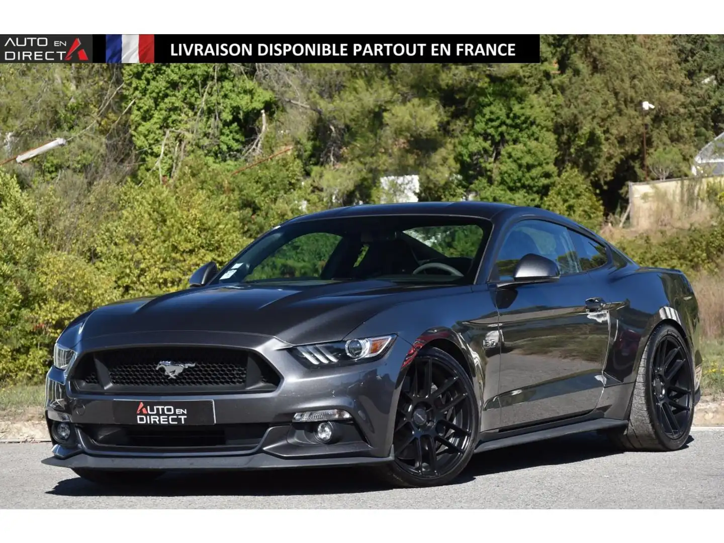 Ford Mustang FORD MUSTANG VI FASTBACK 5.0 V8 GT BVA6 Grijs - 1