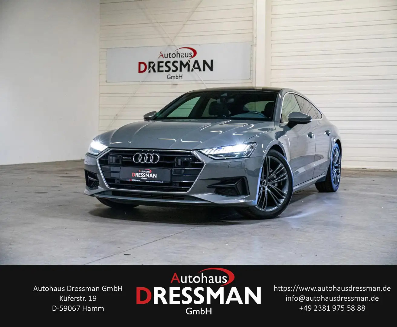 Audi A7 45 TFSI q. S LINE ACC MATRIX PANO AHK STANDHZ Grau - 1