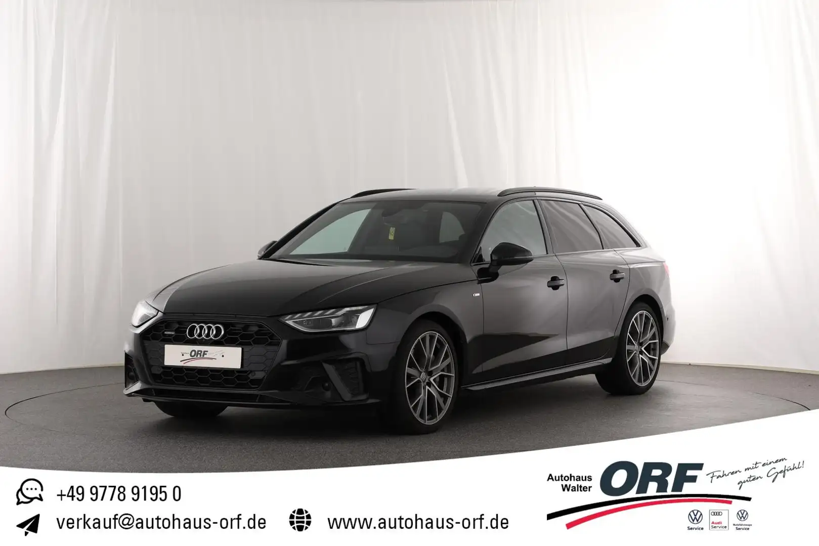Audi A4 Avant 50 TDI quattro S-line Tiptronic LED VIRTUAL Schwarz - 1
