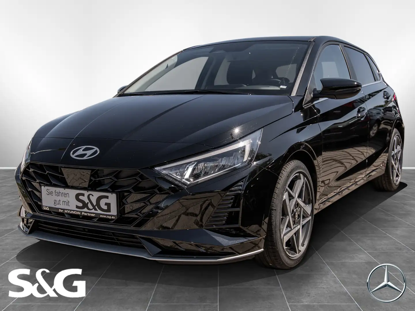 Hyundai i20 LED+BOSE+NAVI+KAMERA+CARPL.+SOFORT VERFÜGBAR Schwarz - 1