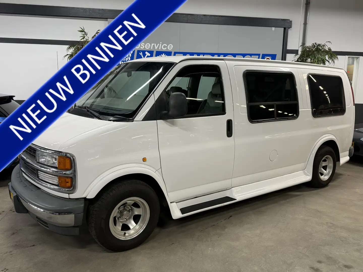 Chevrolet Chevy Van USA Express 5.7 G21 in zeer nette staat, veel fact Blanc - 1