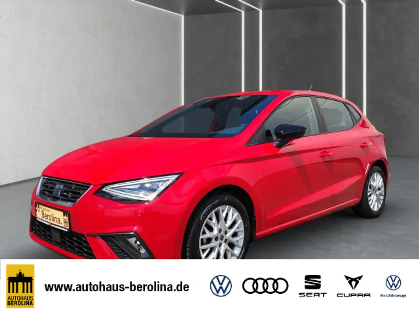 SEAT Ibiza 1.0 TSI FR *NAV*LED*GRA*KLIMA* Rood - 1