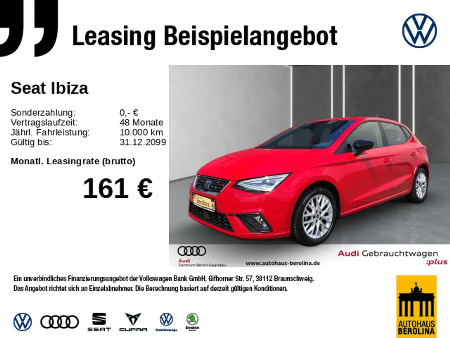 SEAT Ibiza 1.0 TSI FR *NAV*LED*GRA*KLIMA* Rouge - 1