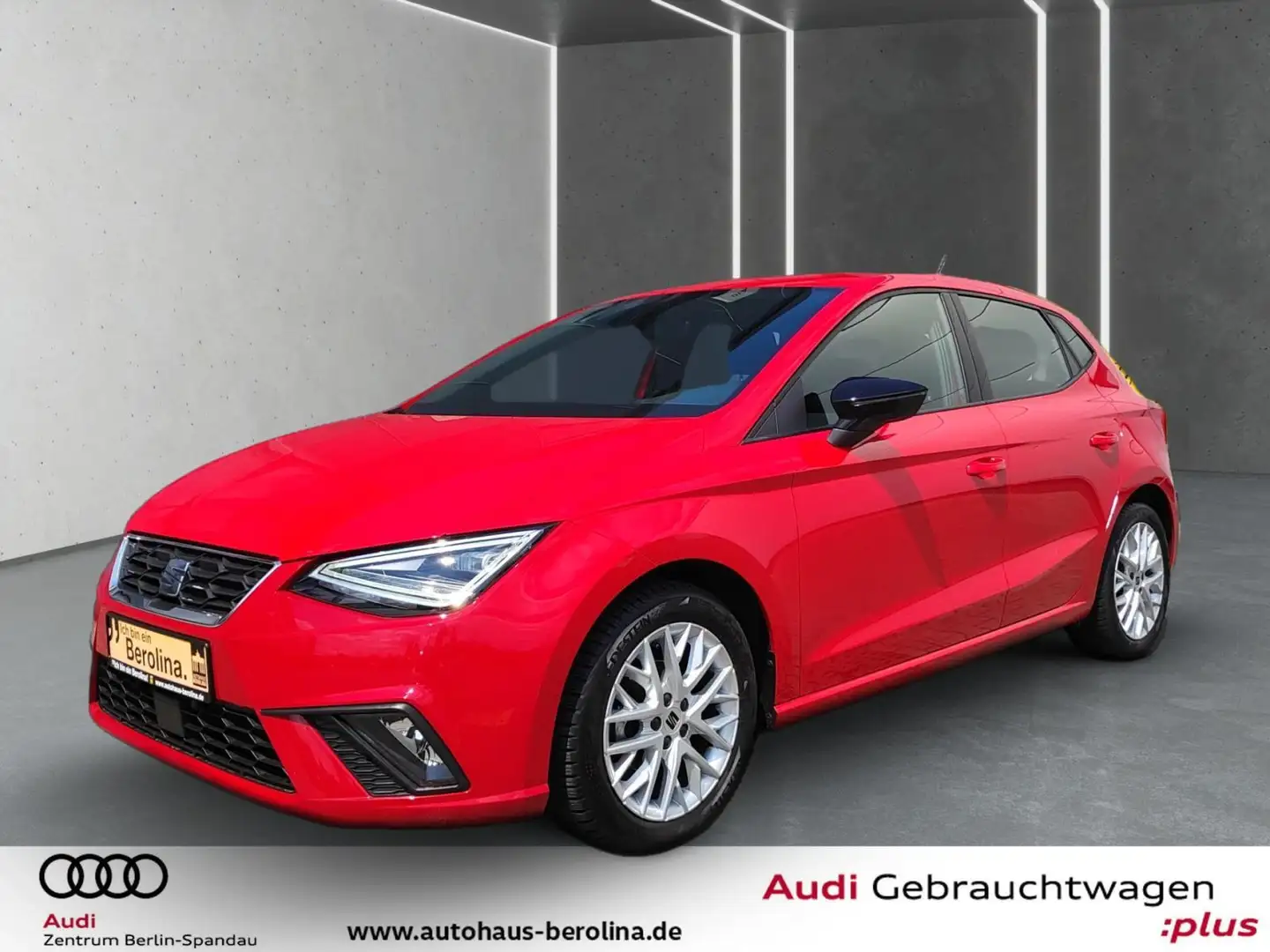 SEAT Ibiza 1.0 TSI FR *NAV*LED*GRA*KLIMA* Rood - 2