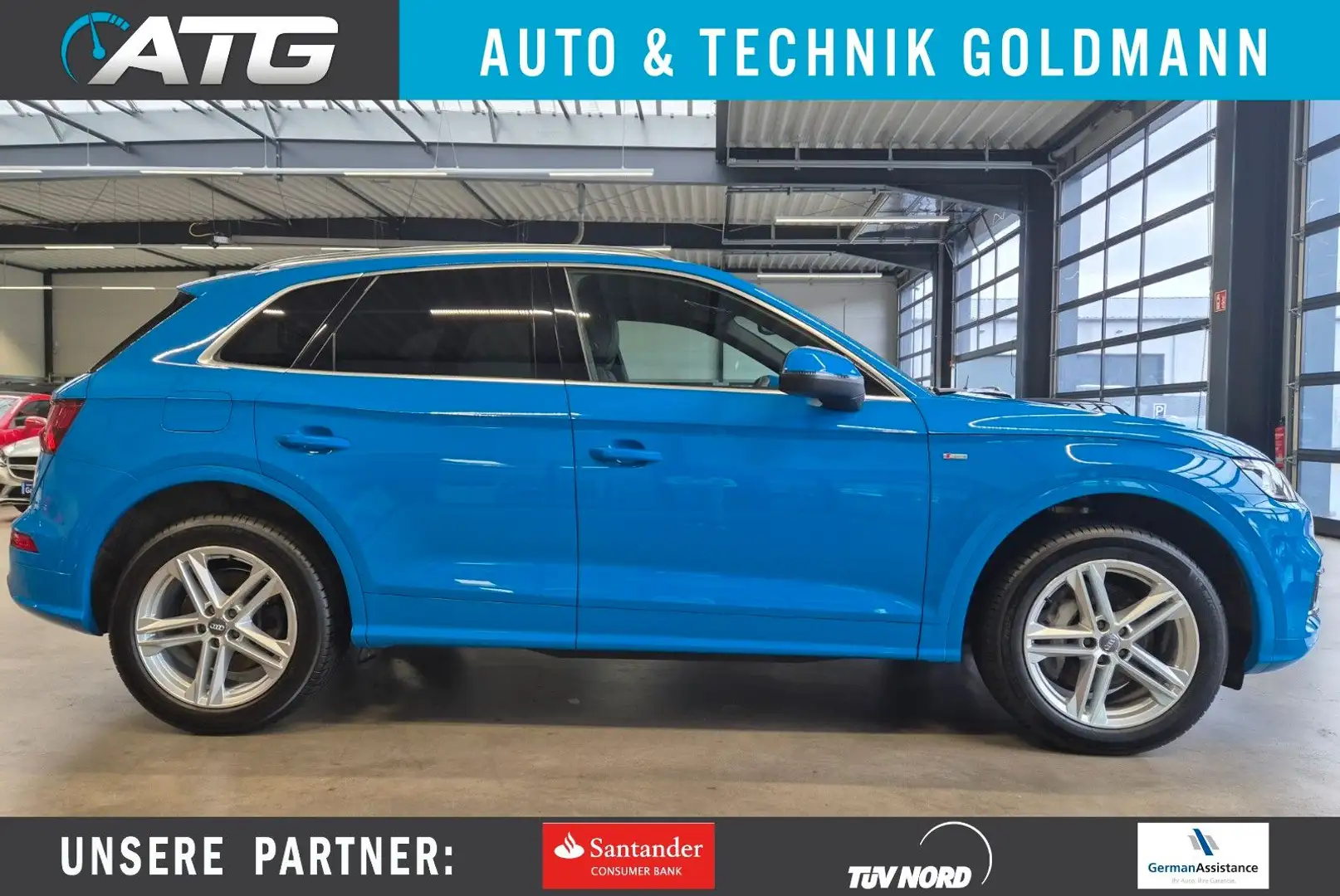 Audi Q5 55 TFSI e QUATTRO S-LINE NAVI LED SHZ DSP ACC Blau - 1
