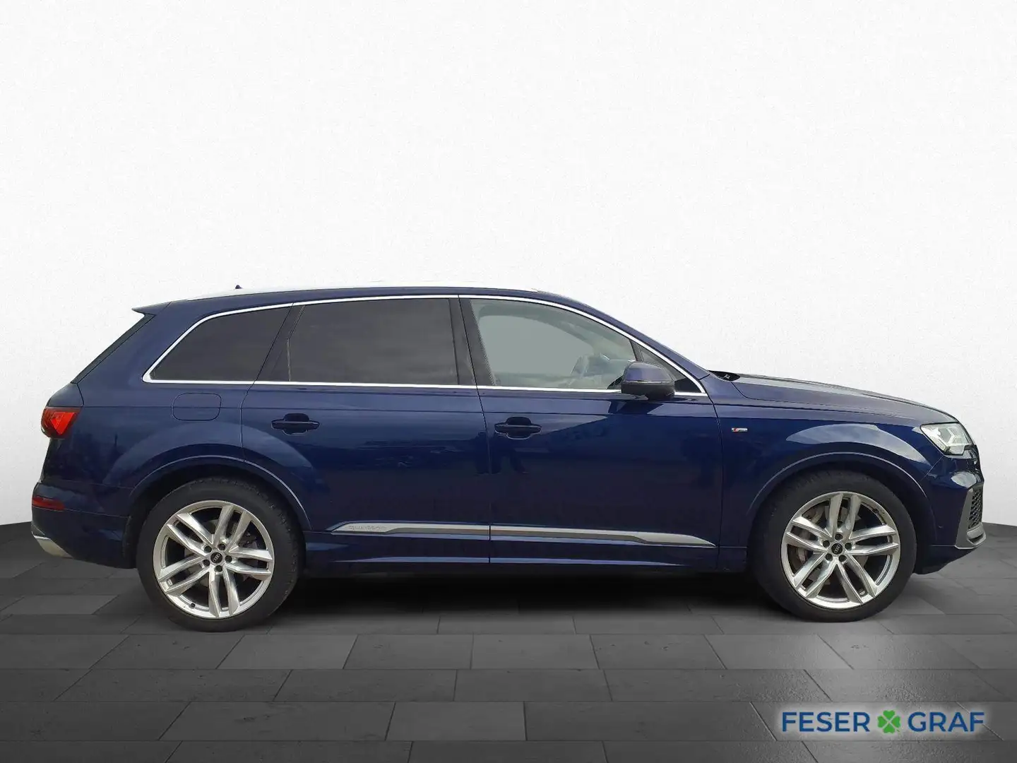 Audi Q7 55 TFSI e S line LED/AHK/HuD/Pano/B&O Blau - 2