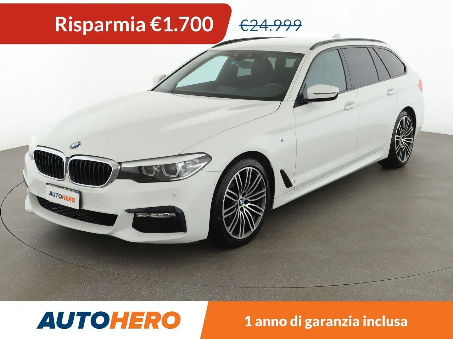 BMW 520 520d Msport xDrive Bianco - 1