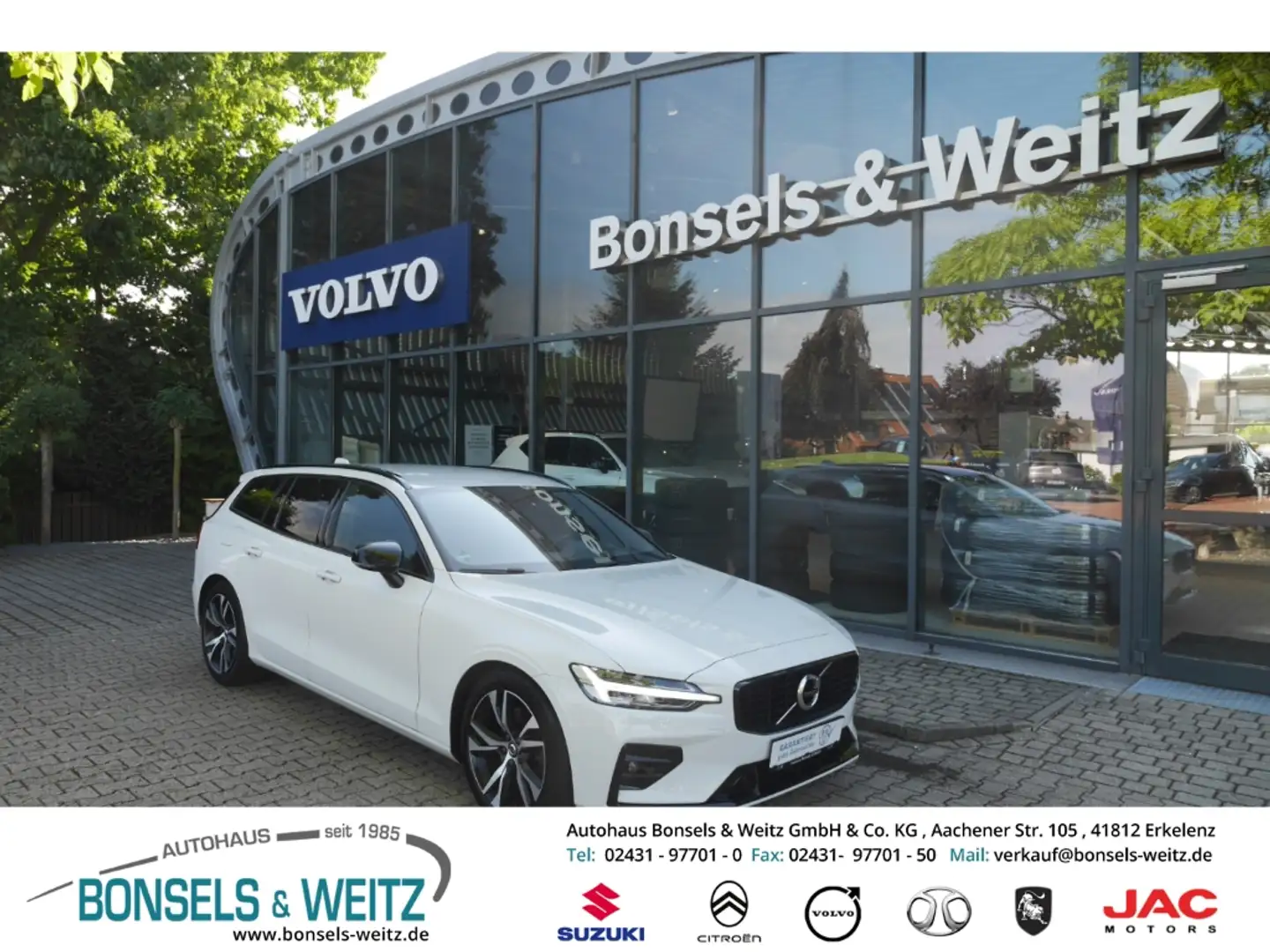 Volvo V60 Diesel EU6d B4 MILD-HYBRID DIESEL R-DESIGN AUTOMAT Білий - 1