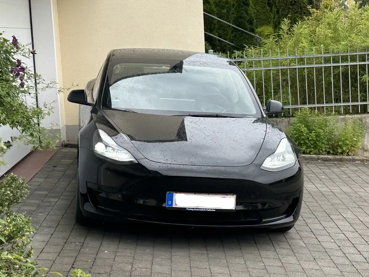 Tesla Model 3 ALL BLACK*AMD Ryzen*Autopilot*Coldweather*Heatpump Schwarz - 1