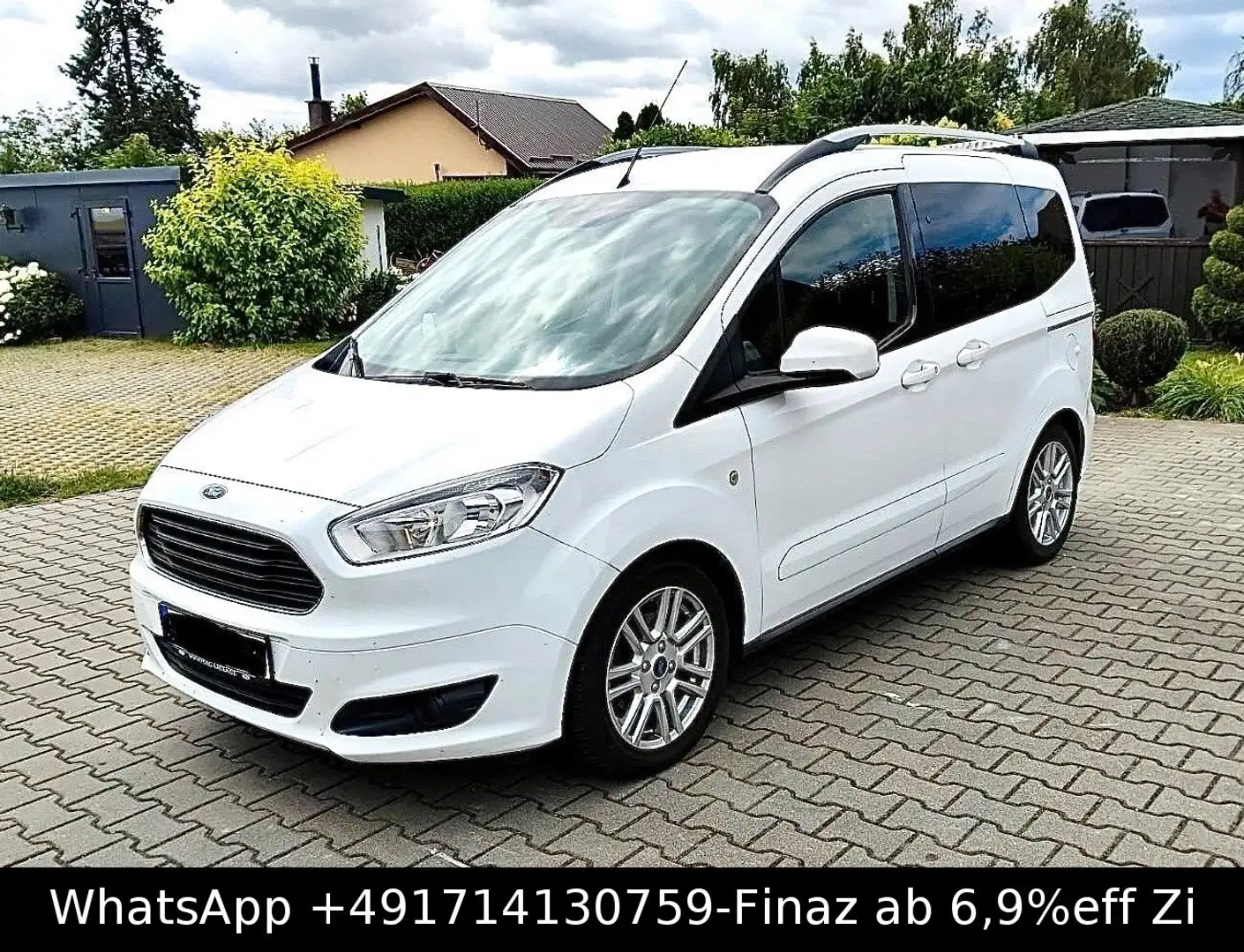 Ford Tourneo Courier TITANIUM-KLIMA-SHZG-ZANR+HU NEU Weiß - 1