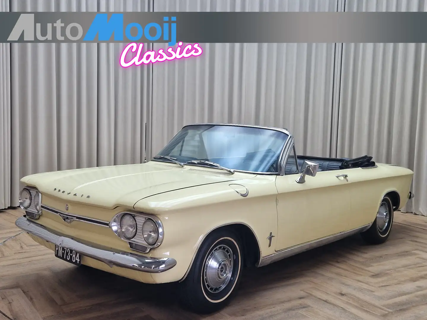 Chevrolet Monza Convertible CORVAIR 900 *NL Kenteken* Cabrio, 1964 Handbak, 6 Galben - 1