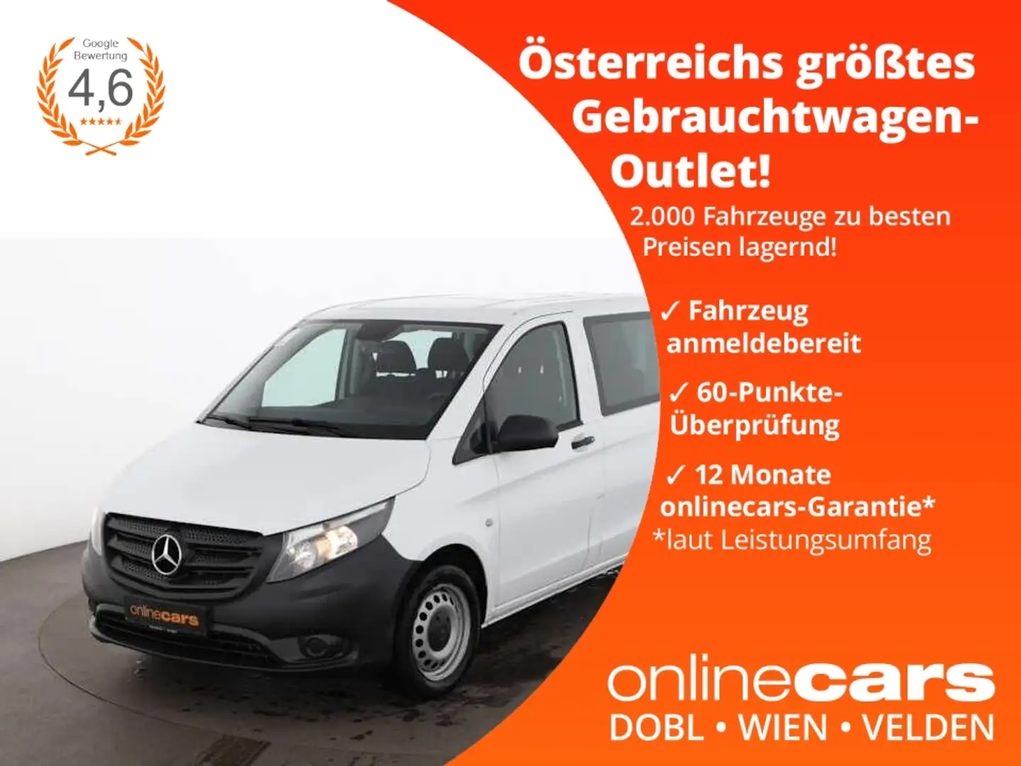 Mercedes-Benz Vito Mixto 114 CDI lang 6-SITZER NAVI TEMPOMAT Weiß - 1