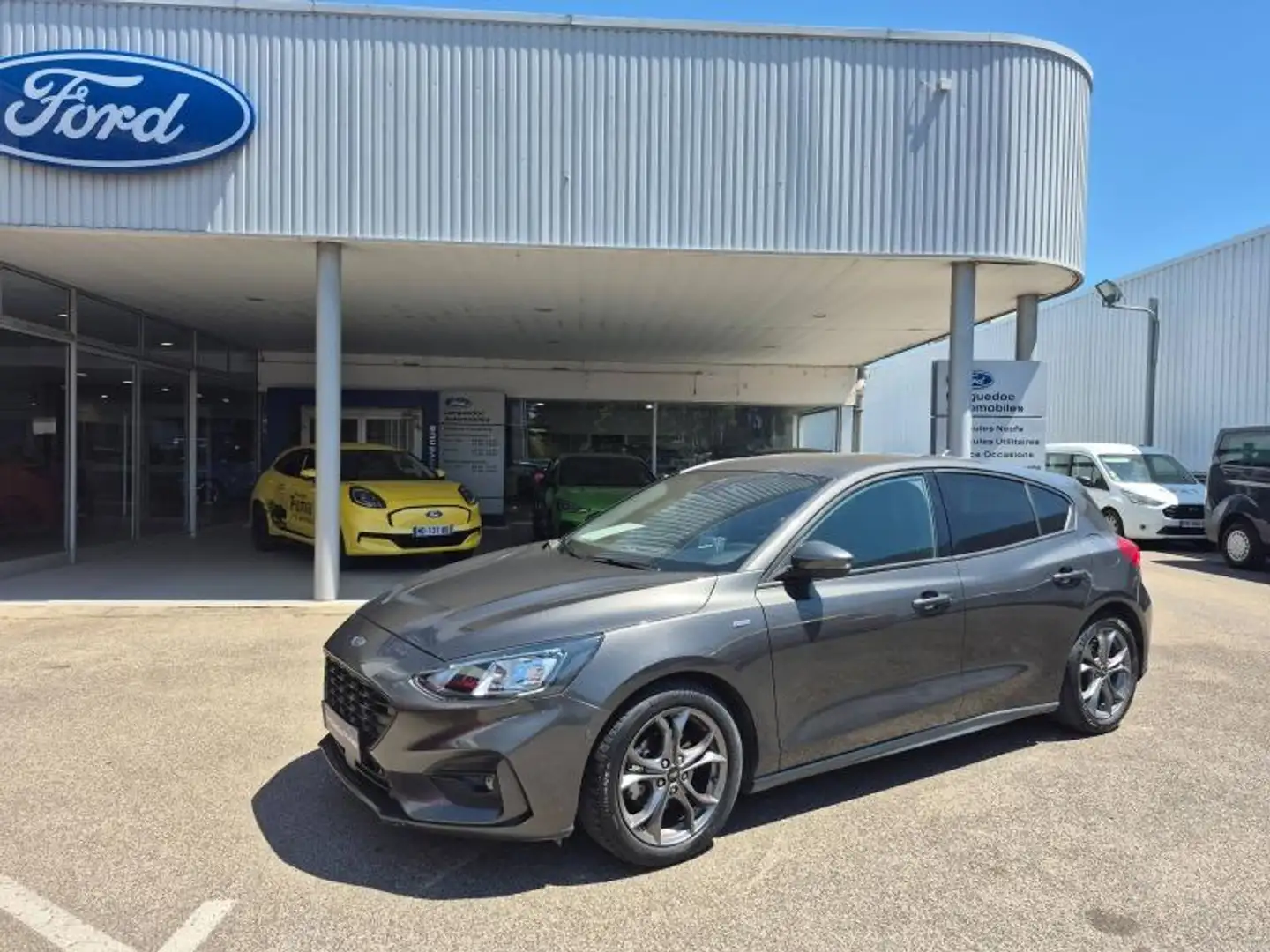 Ford Focus 1.0 Flexifuel 125ch mHEV ST-Line Business Gris - 1