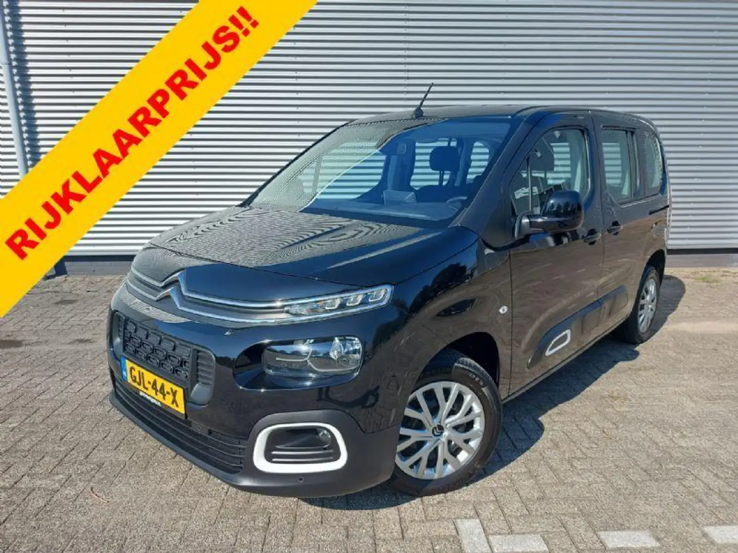 Citroen Berlingo 1.2 PureTech Live, airco,cruise,Andriod/Carplay na Zwart - 1