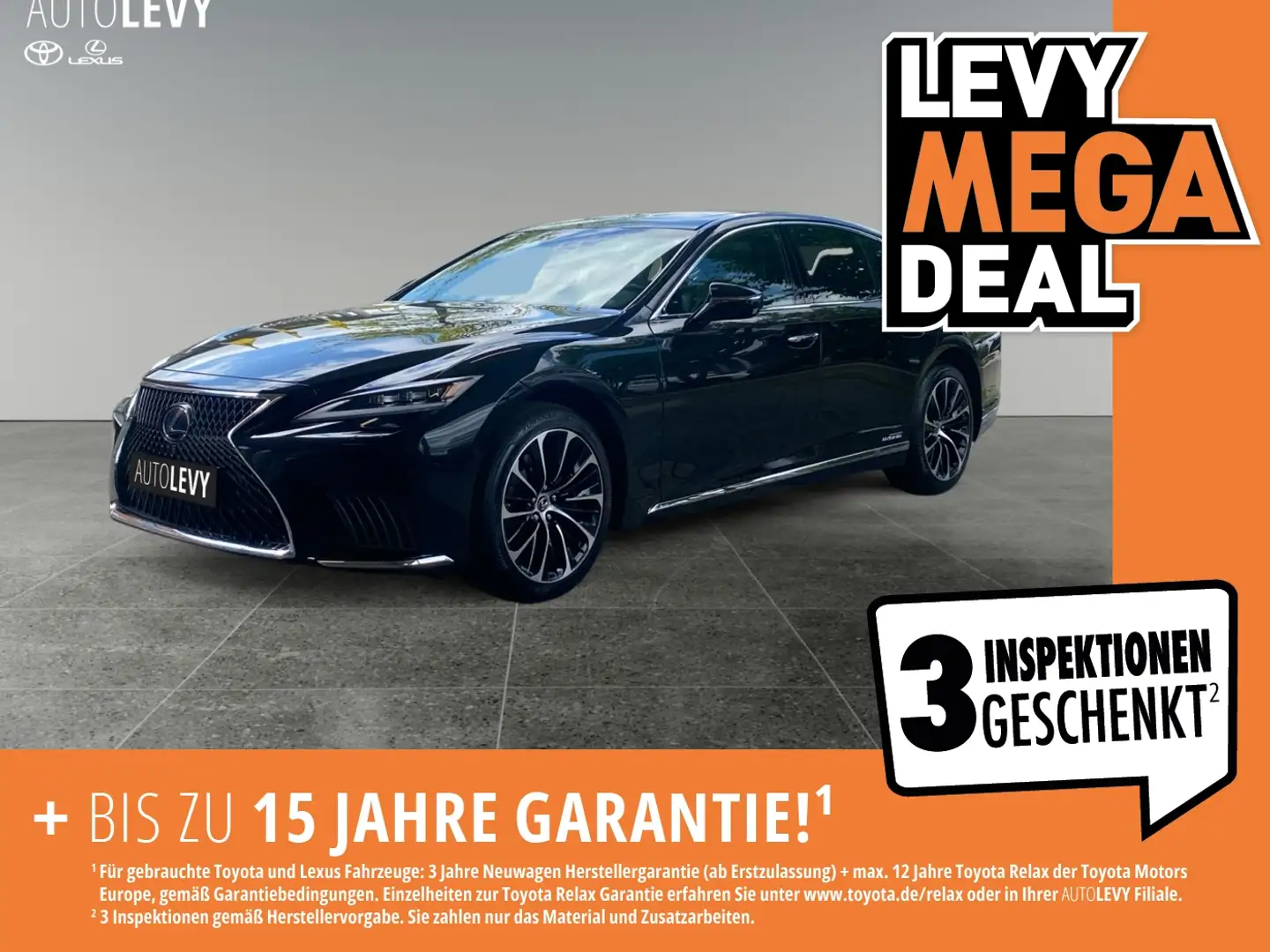 Lexus LS 500 h Hybrid AWD Luxery Line *360*MASSAGE*NAVI* Negru - 1