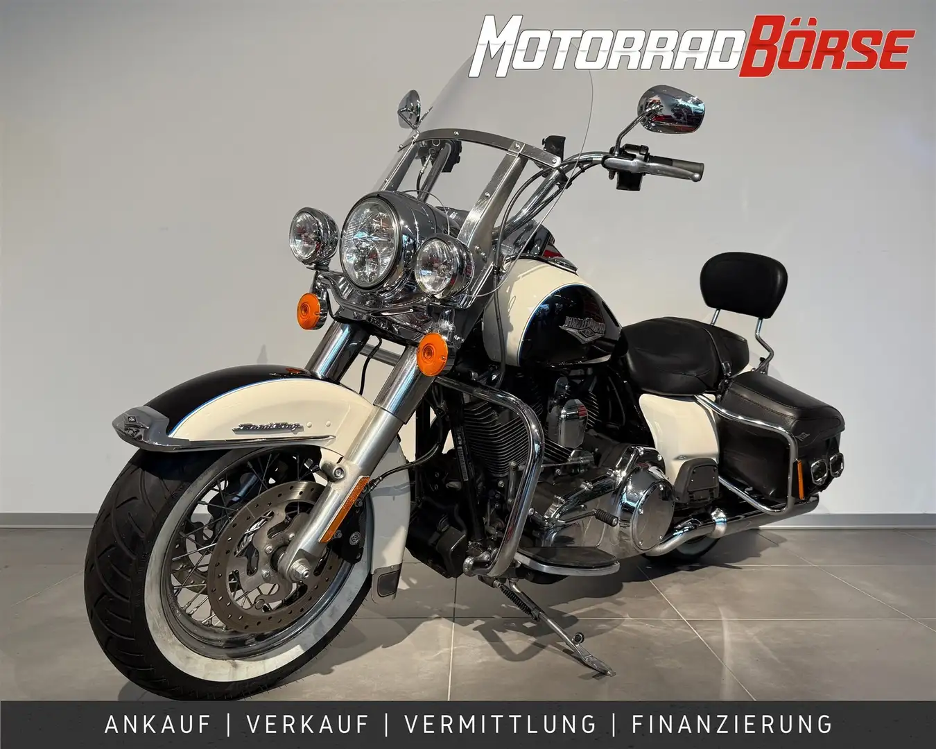 Harley-Davidson Road King Teilzahlung ab 200 Euro monatlich Білий - 1