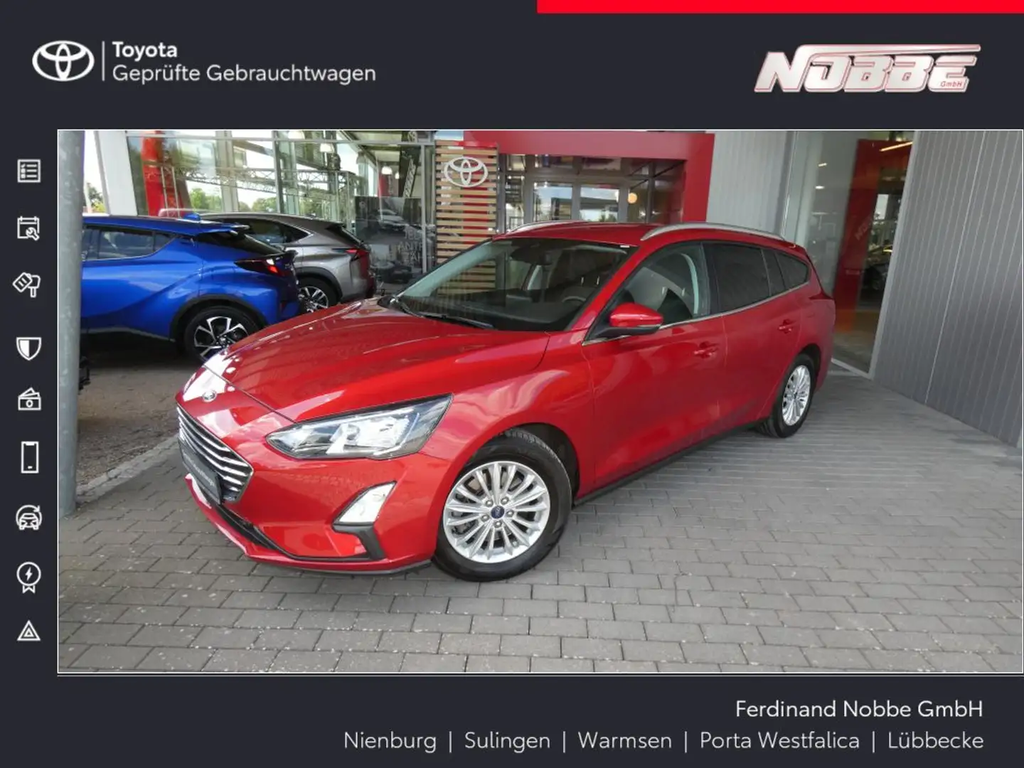 Ford Focus Turnier 1.5 EcoBoost Start-Stopp-System Aut. TITAN Rosso - 1
