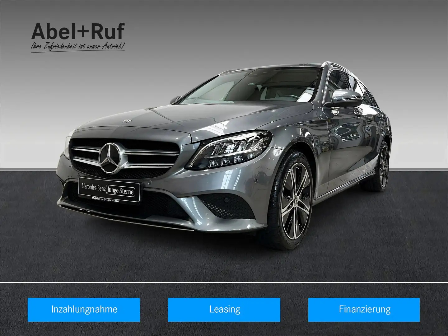 Mercedes-Benz C 300 de T AVANTGARDE+LED+Kamera+CarPlay+DAB Grau - 1