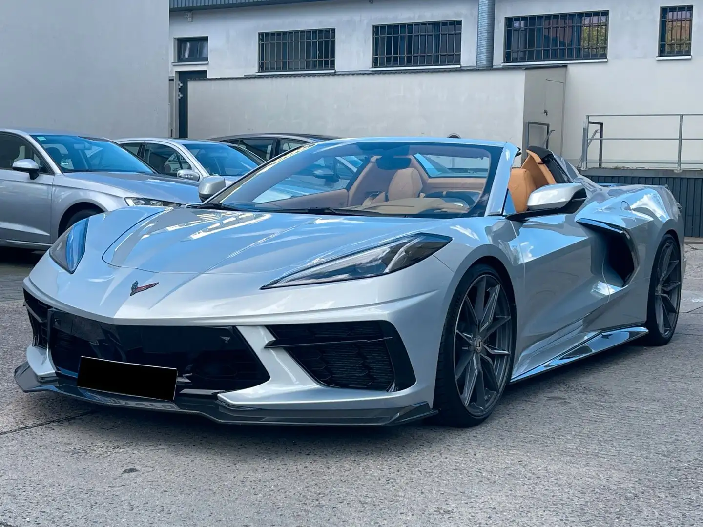 Corvette C8 Cabrio 6.2 V8 3LT Z51 Callaway Spoilerpaket Gümüş rengi - 2
