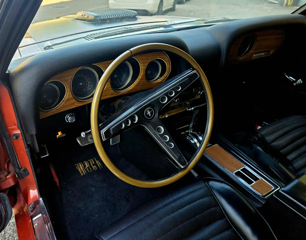 Ford Mustang MACH 1 428 COBRA JET RAM AIR R-CODE – MATCHING NUMBERS, foto 9