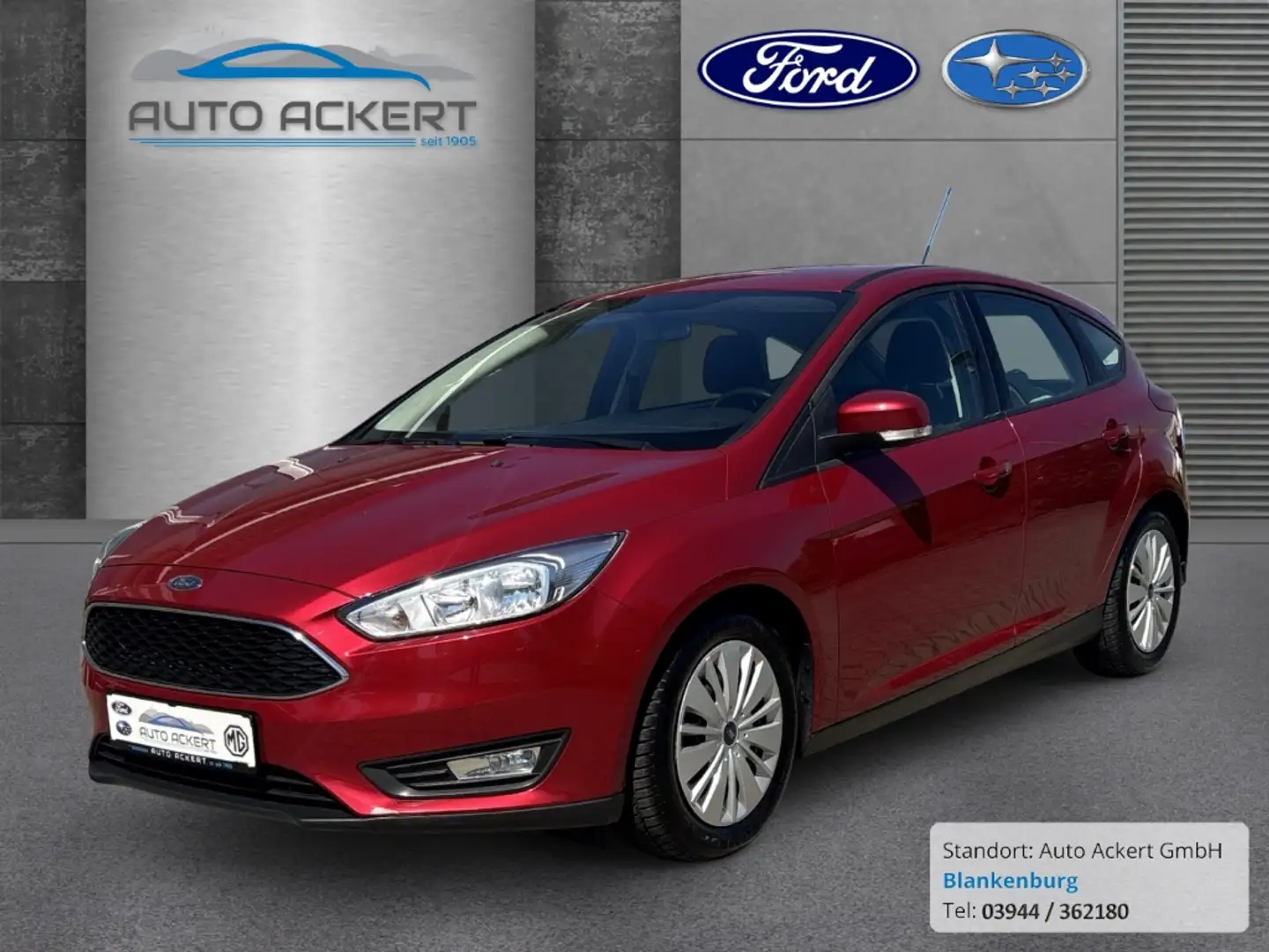 Ford Focus Business 1.0 EcoBoost Klima RCD CV Rood - 1