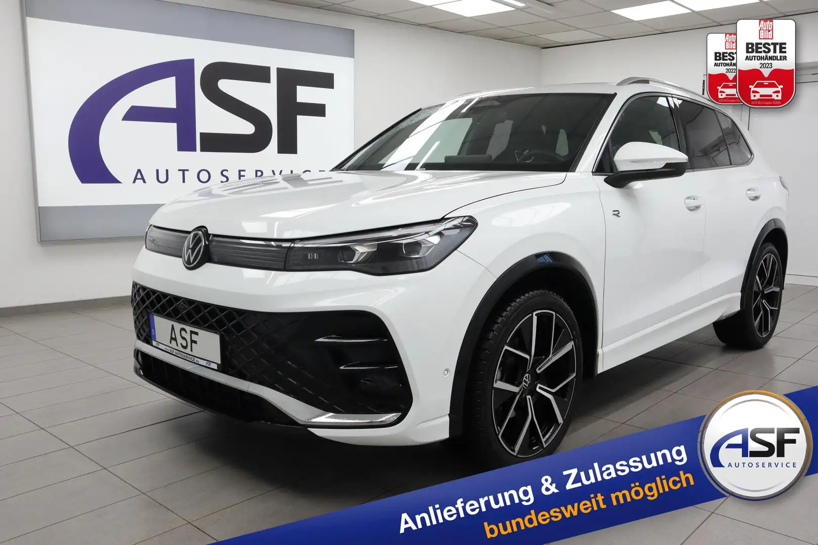 Volkswagen Tiguan R-Line #Matrix-LED #ACC #LED #Massage #Kessy #P... Weiß - 1
