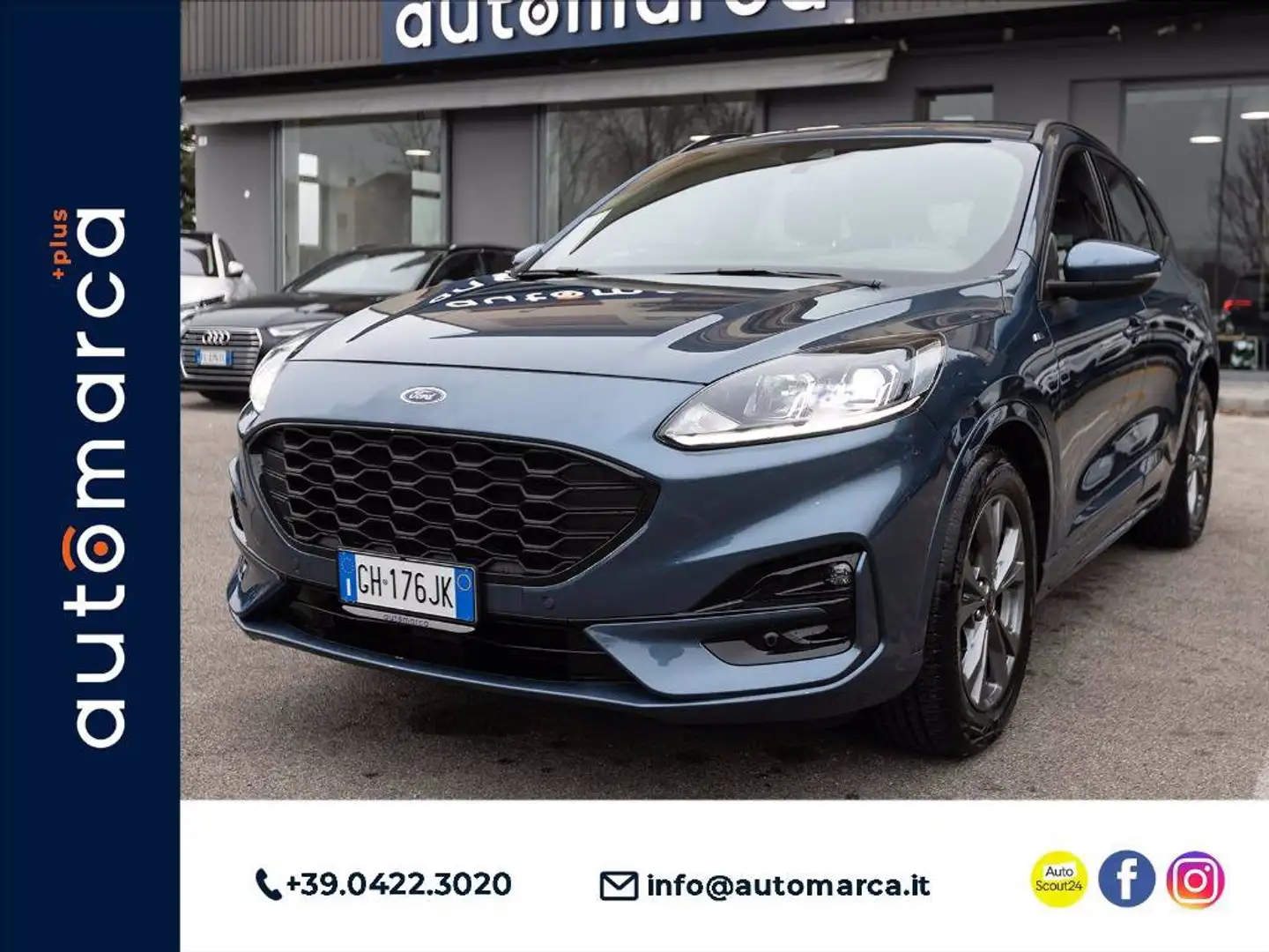 Ford Kuga 1.5 ecoblue ST-Line 2wd 120cv auto Blu/Azzurro - 1