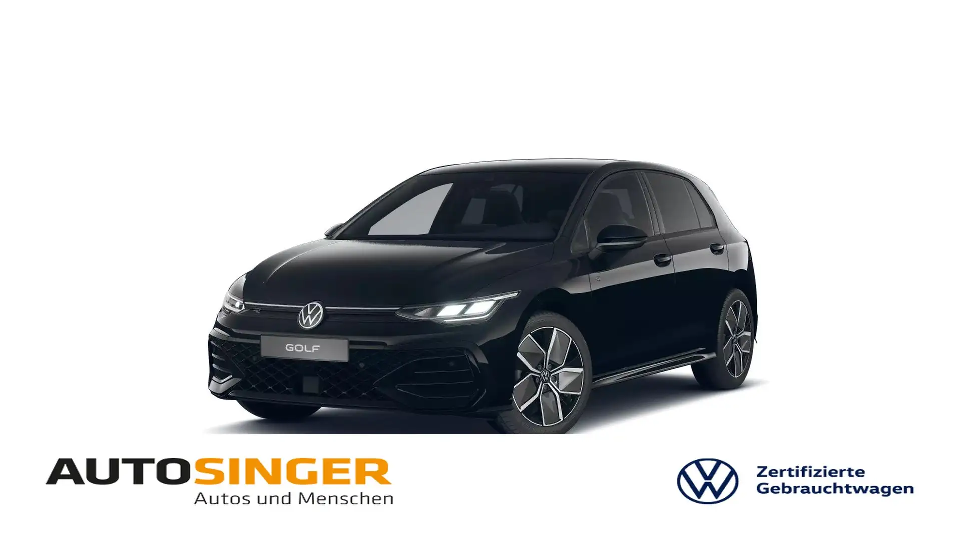 Volkswagen Golf VIII R-line 1,5 e TSI *LED*ACC*R-CAM*SHZ* Schwarz - 1