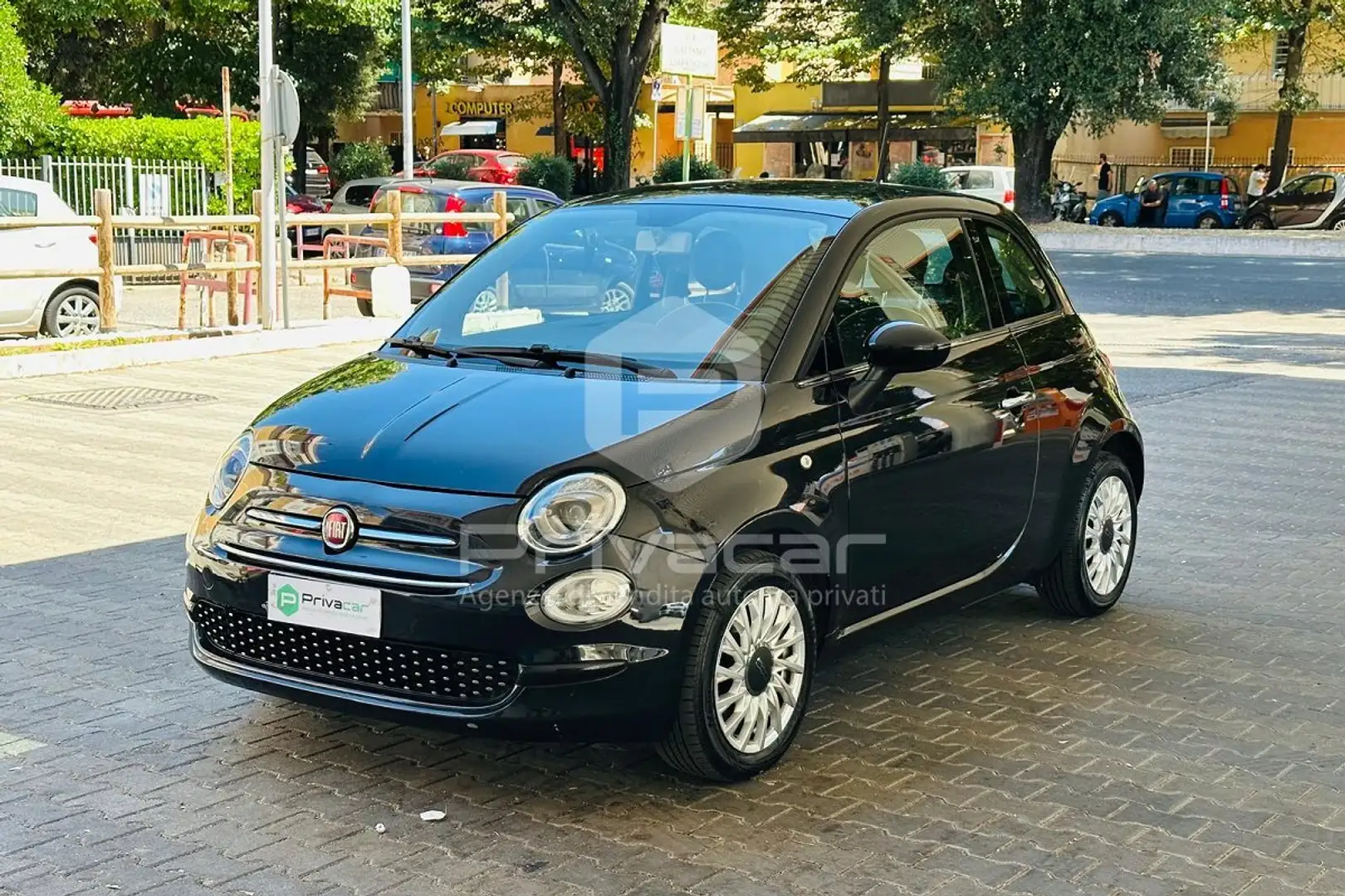 Fiat 500 500 1.2 Lounge Noir - 1