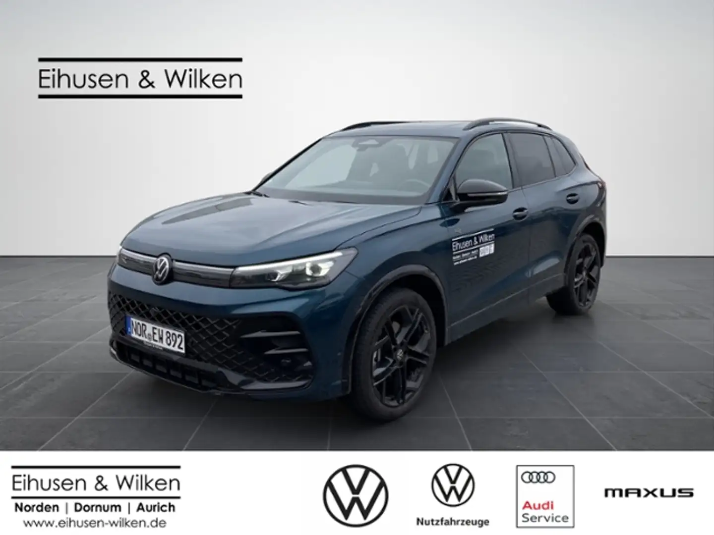 Volkswagen Tiguan 2.0+TDI+DSG+R-LINE+LEDER+MATRIX+HU+ Blau - 1