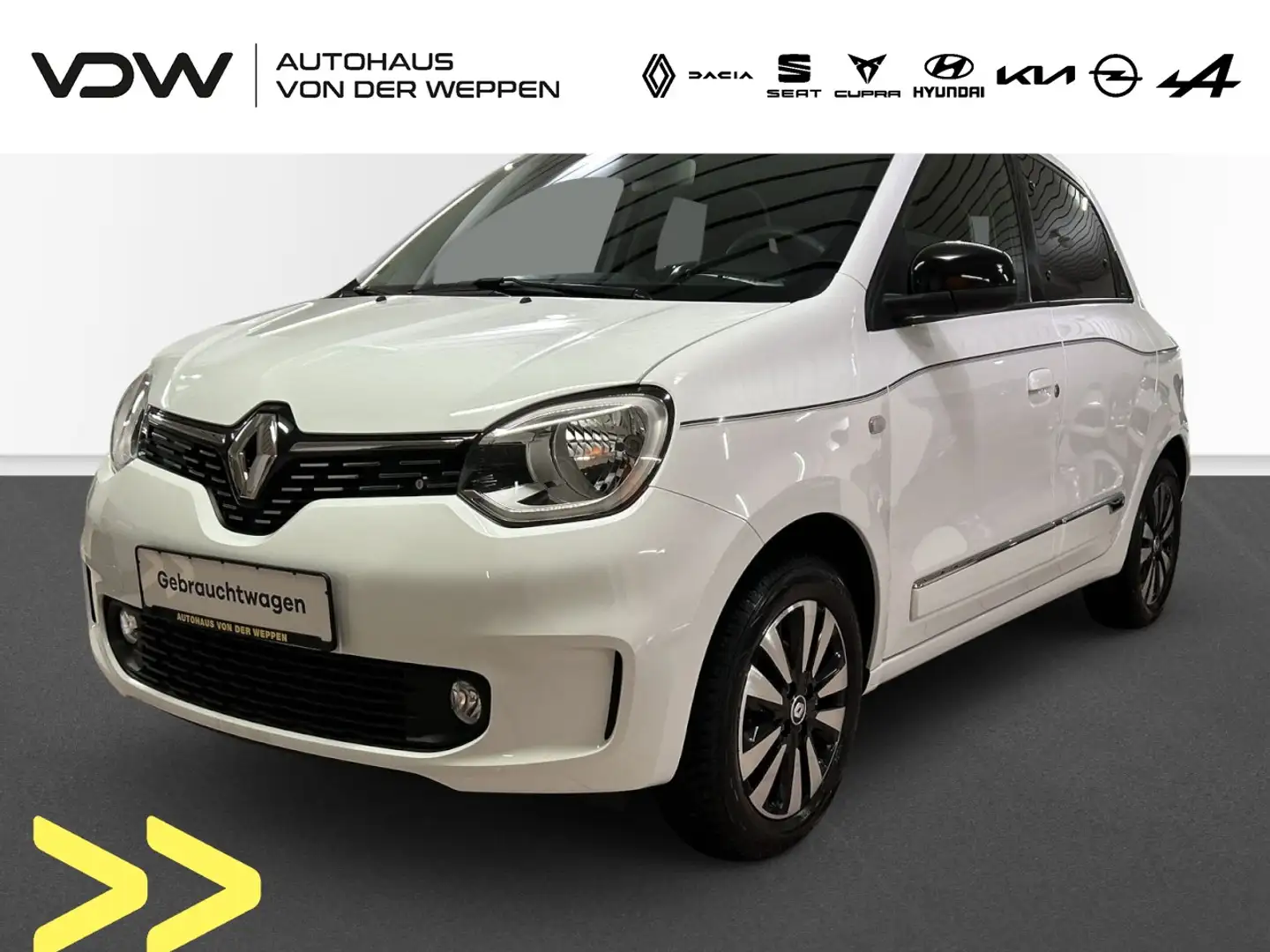 Renault Twingo Techno Electric Klima Navi Rückfahrkamera Weiß - 1