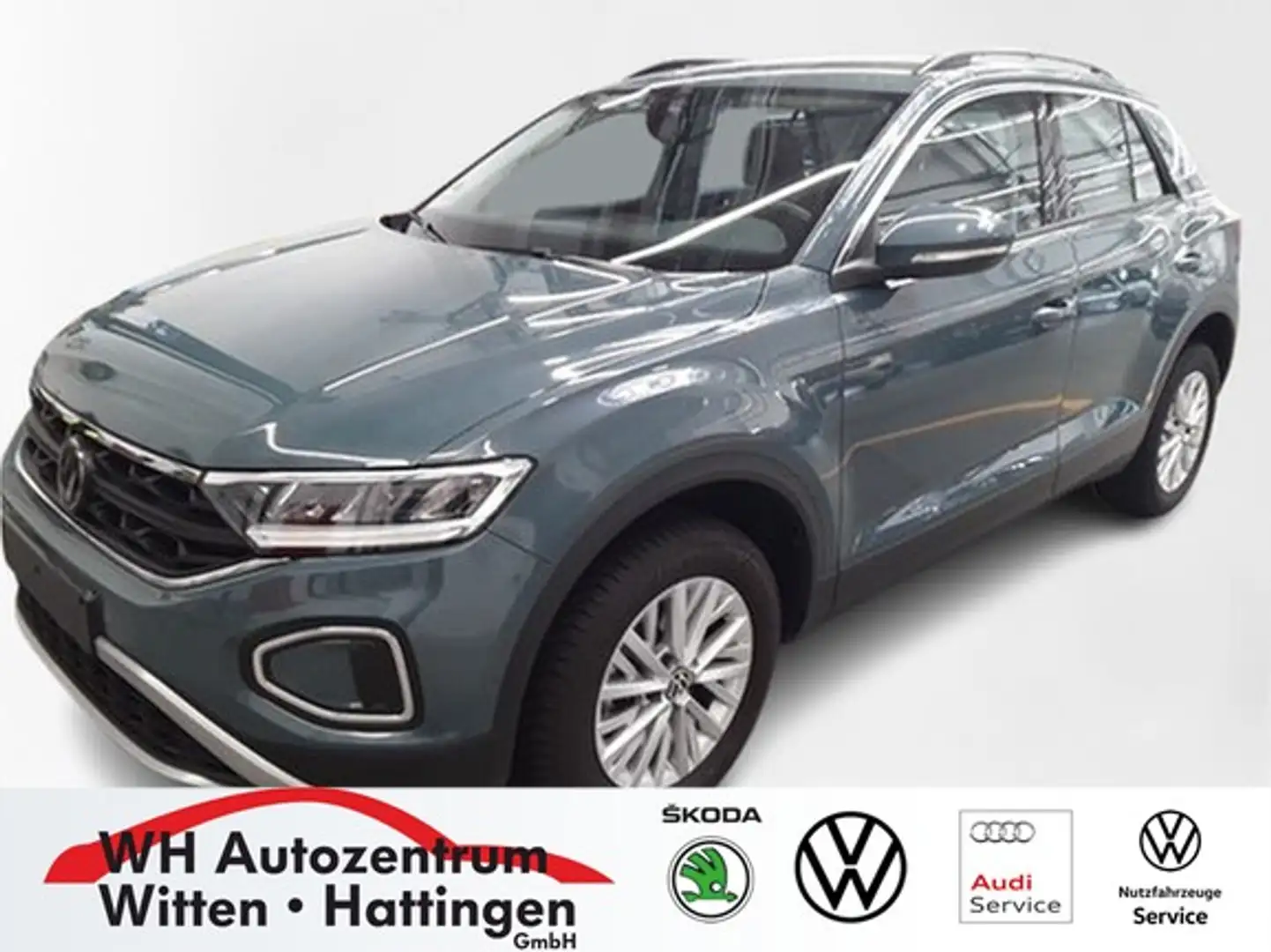 Volkswagen T-Roc 1.5 TSI Life STANDHZG AHK NAVI GJ-REIFEN LED PA... Bleu - 1