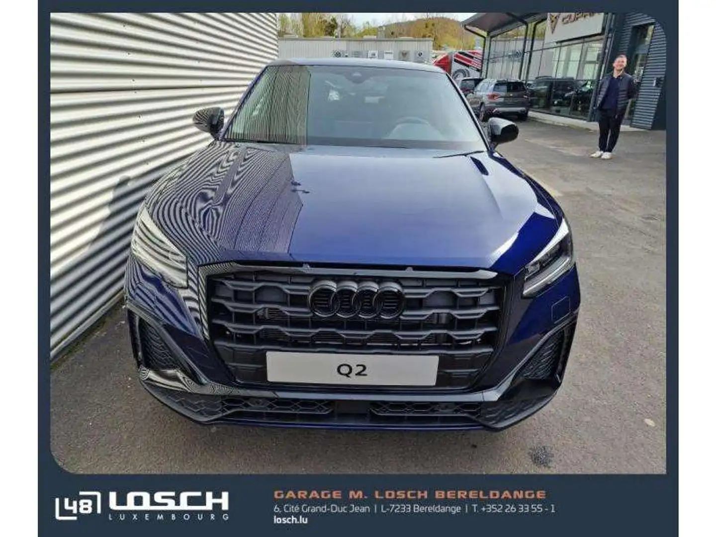 Audi Q2 S line Bleu - 1
