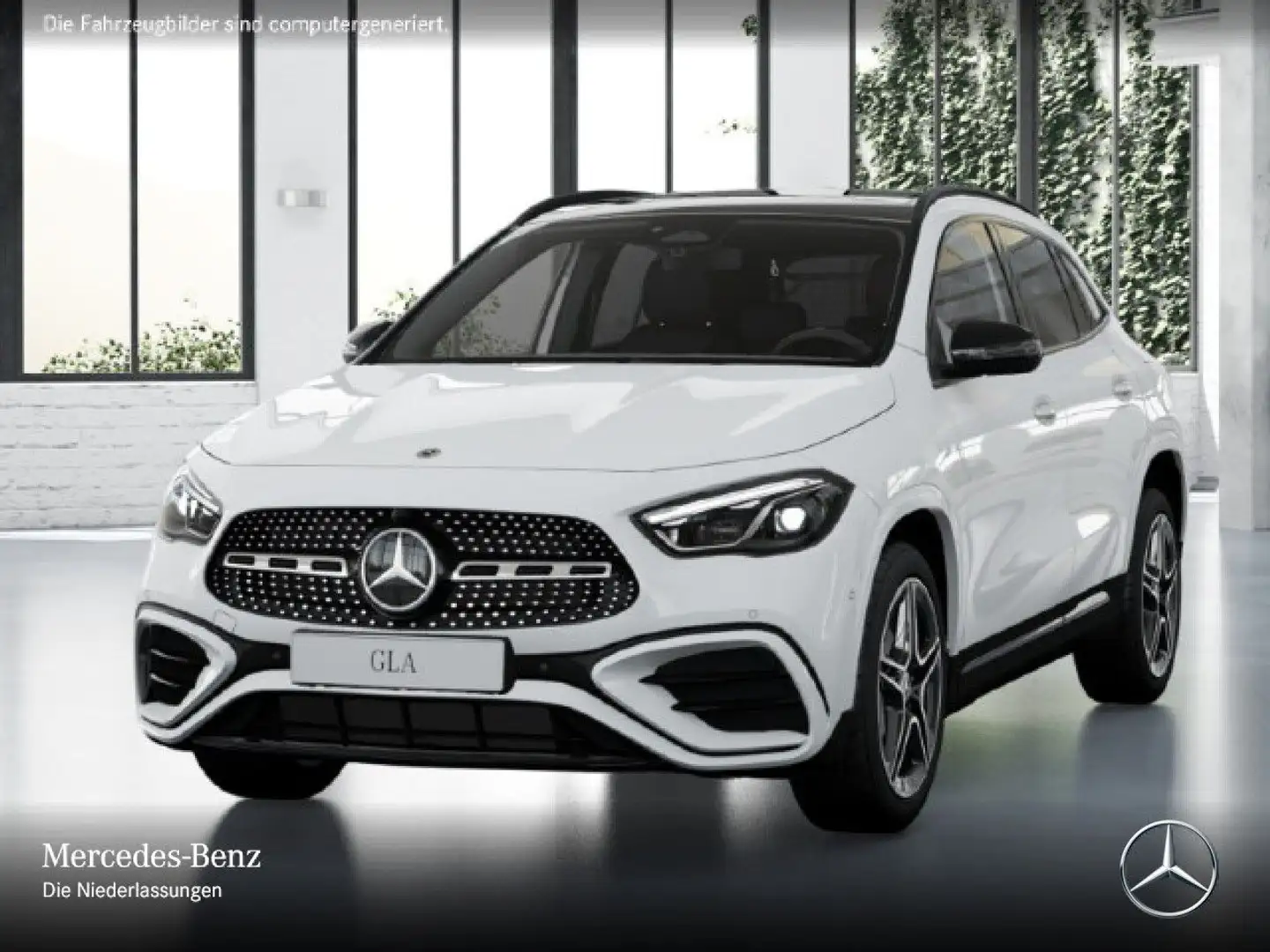 Mercedes-Benz GLA 200 AMG+NIGHT+PANO+360°+MULTIBEAM+19"+TOTW+7G Blanc - 2