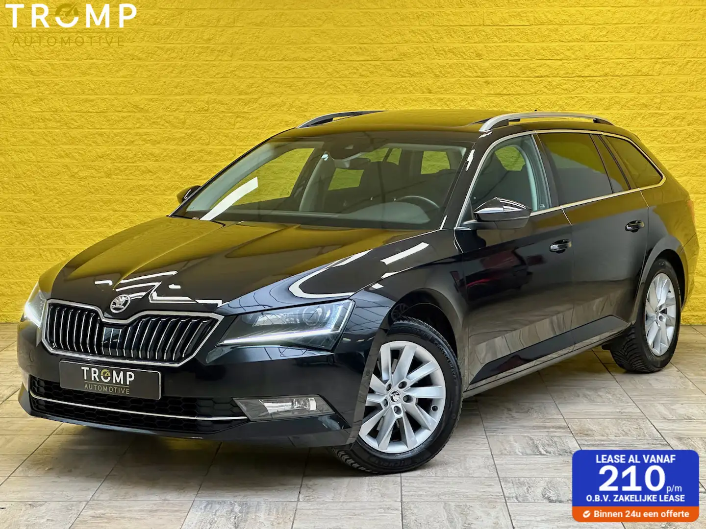Skoda Superb Combi 1.6 TDI Style Business Zwart - 1