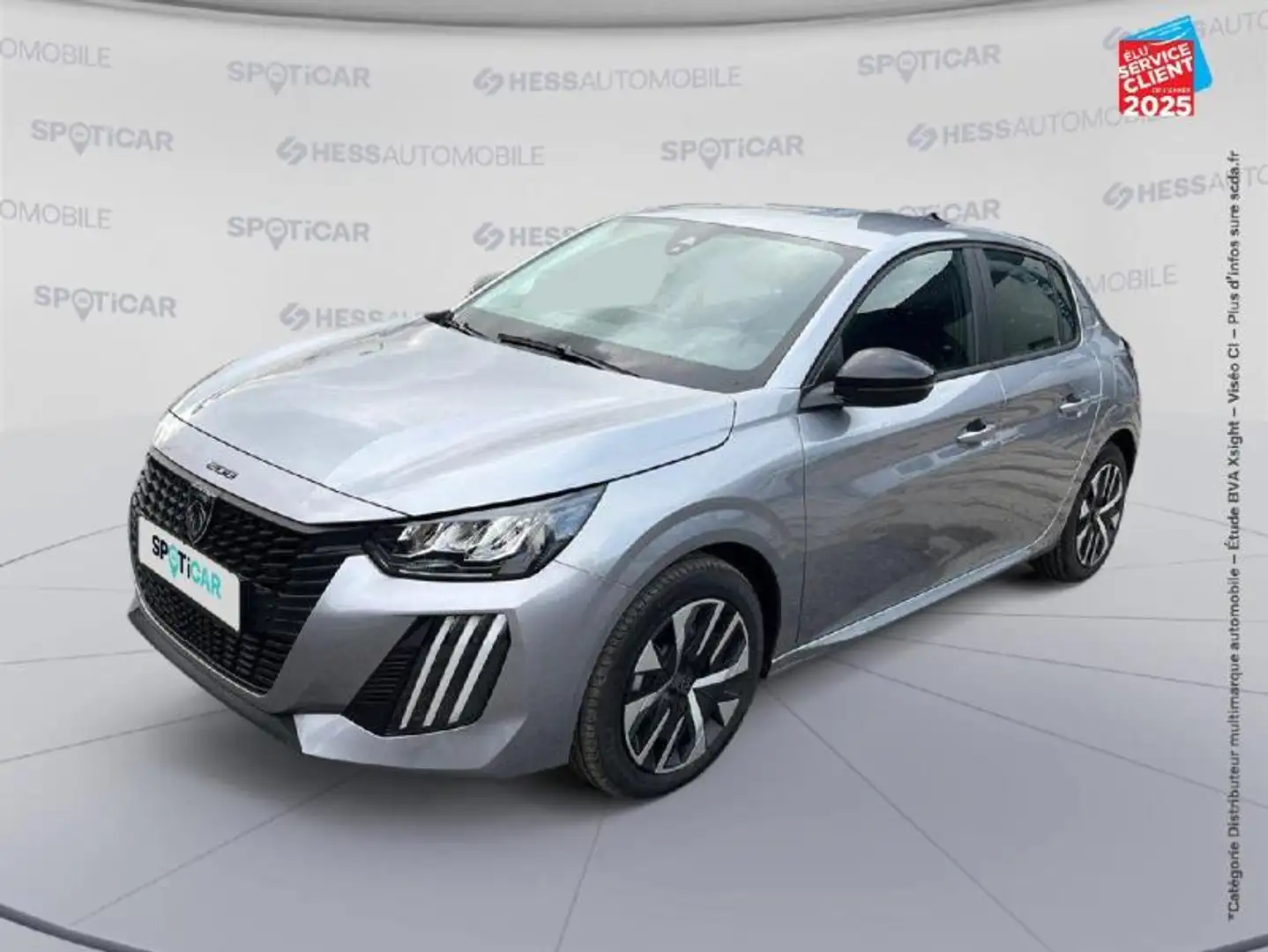 Peugeot 208 1.2 PureTech 100ch S\u0026S Active Gris - 1