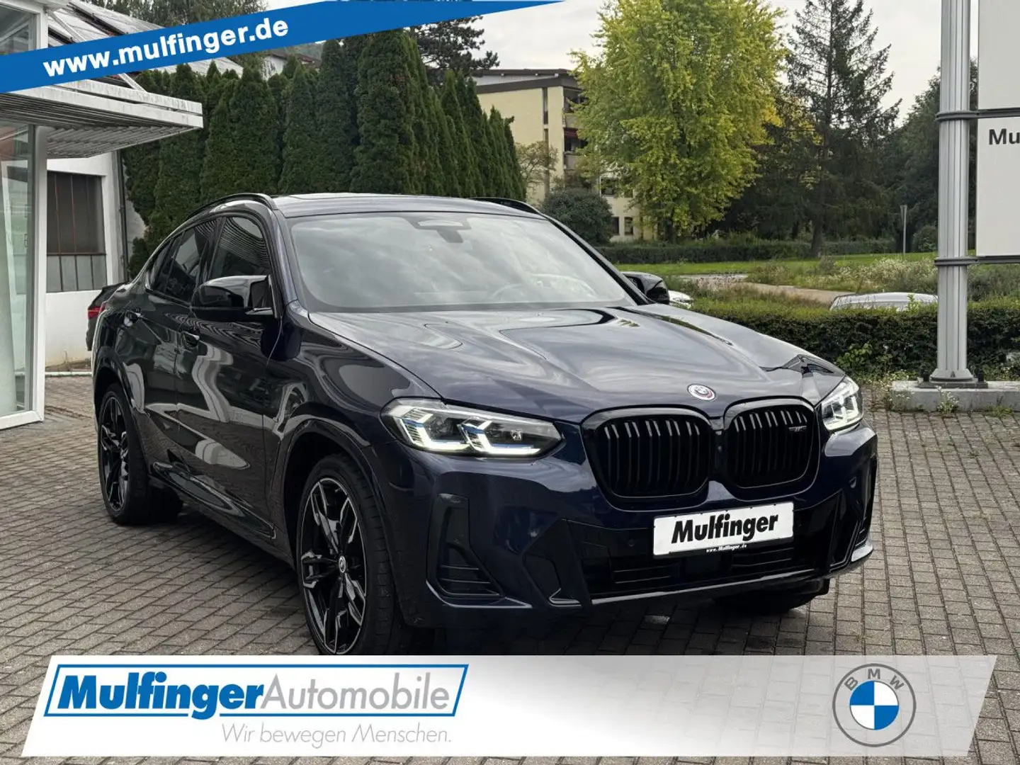 BMW X4 M 40d Standh.SurView ACC HUD PanoD.Har/Kar.21" Blu/Azzurro - 1