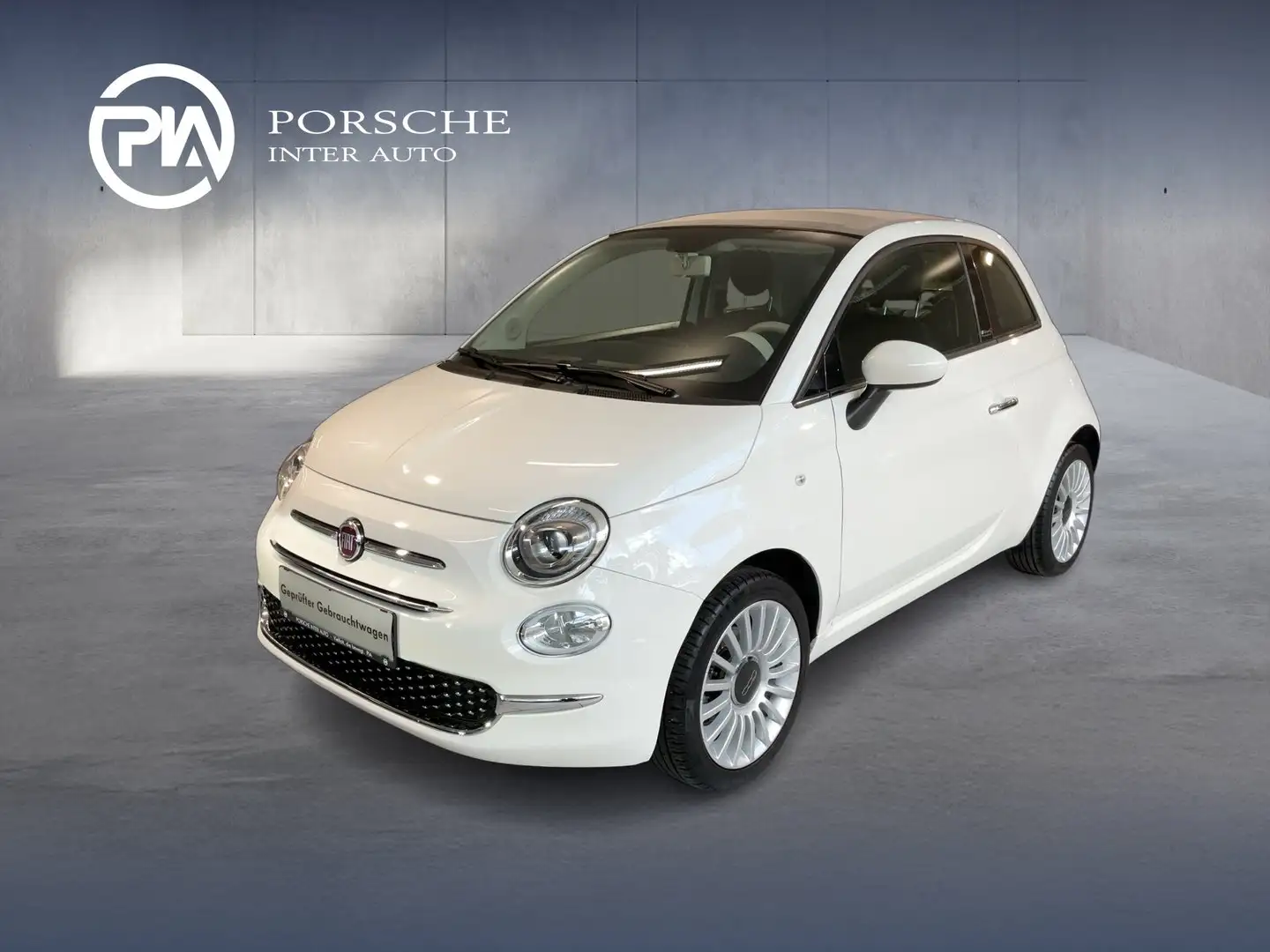 Fiat 500 Cabrio 1,2 Lounge Weiß - 1