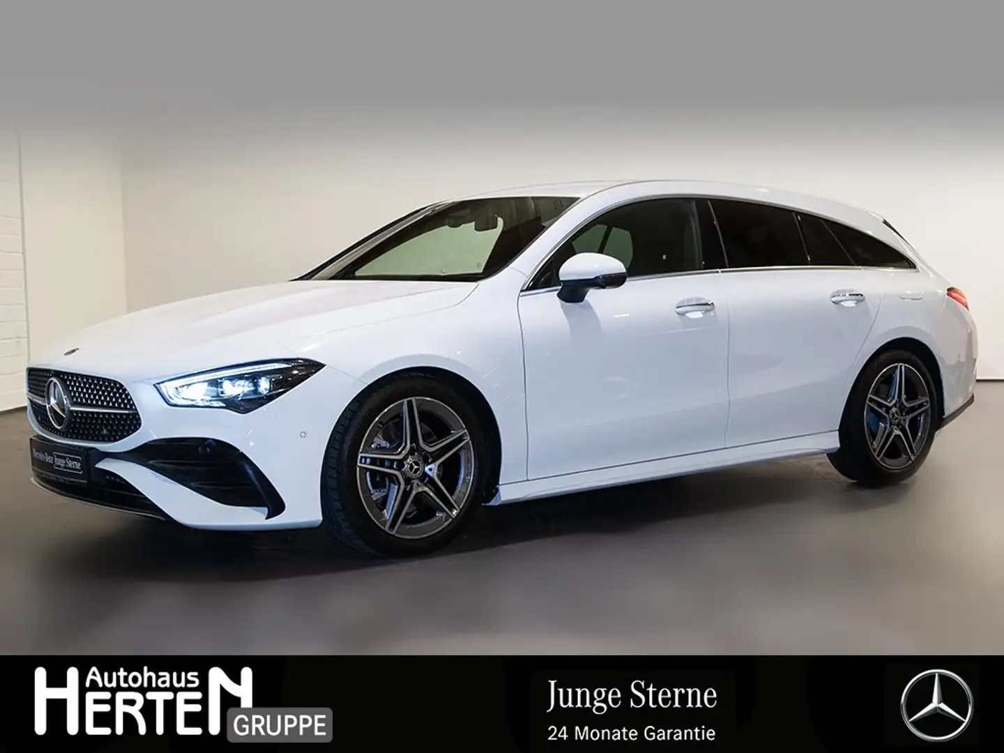 Mercedes-Benz CLA 200 SB AMG-LINE+360°+MULTIBEAM+MEMORY+DISTR. Weiß - 1
