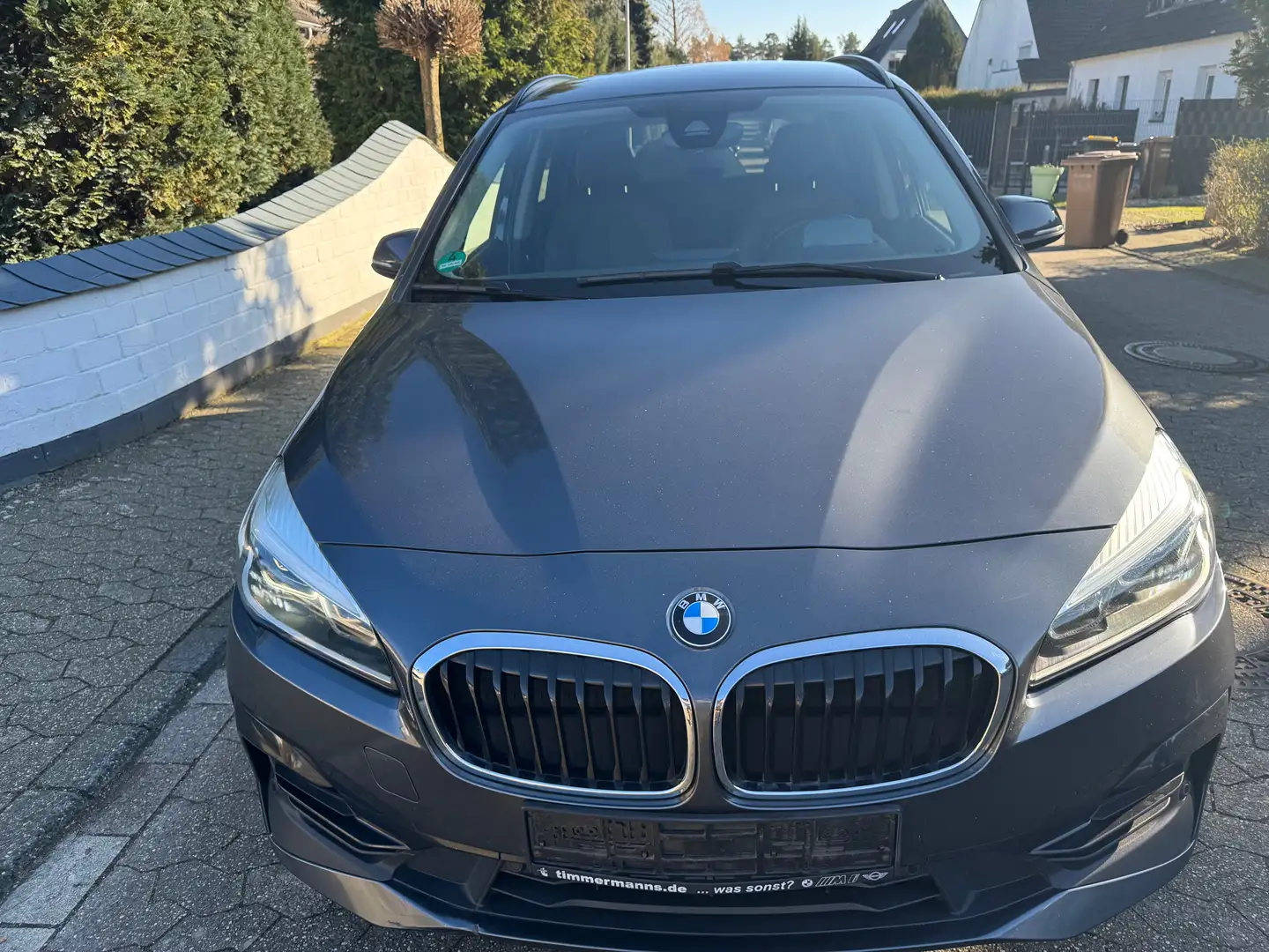BMW 218 218 d GRAN TOURER SPORT LINE LEDER NAVI+HUD LED Grigio - 2