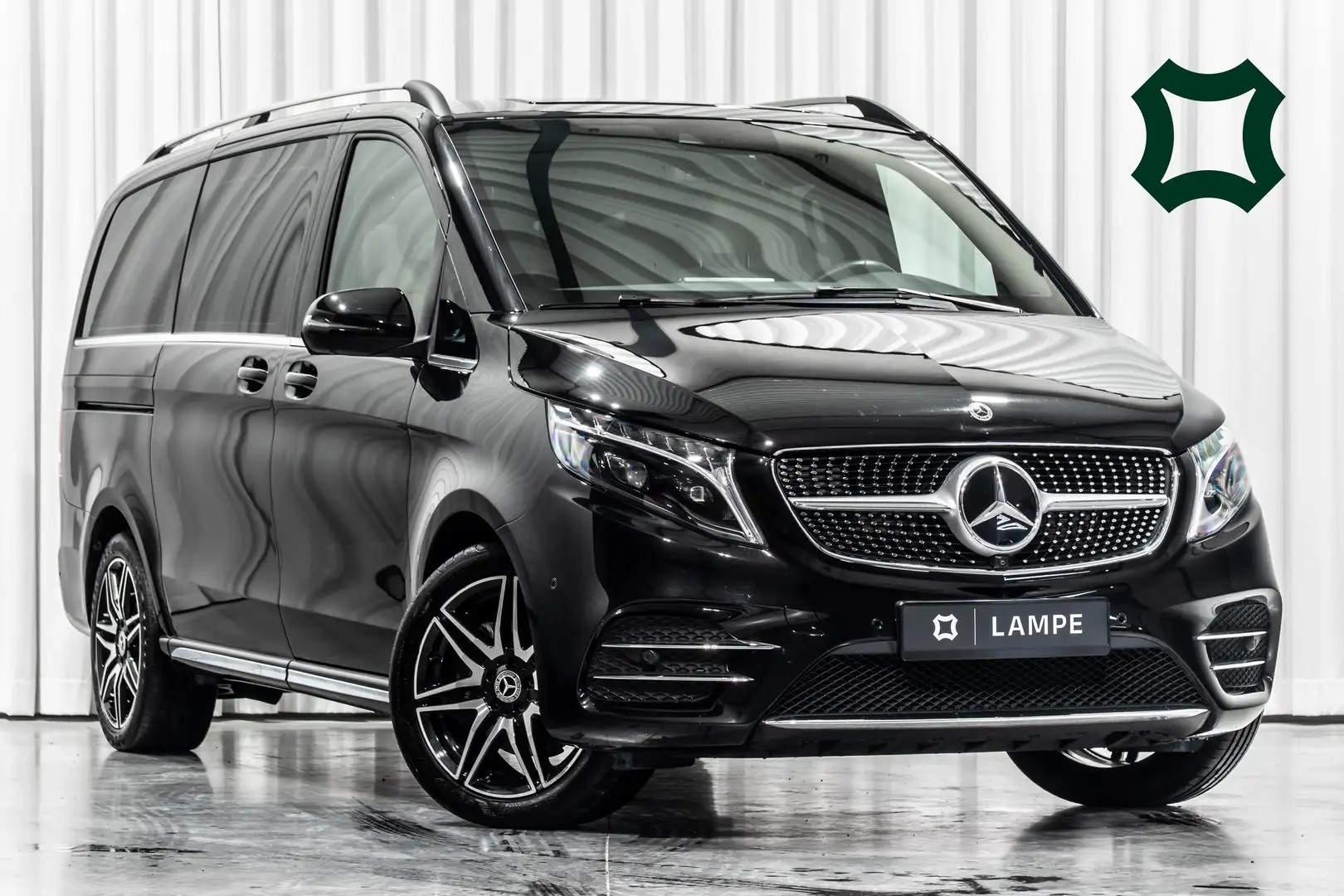 Mercedes-Benz V 250 d AMG Line Lichte Vracht Leder Trekhaak Carplay Noir - 1