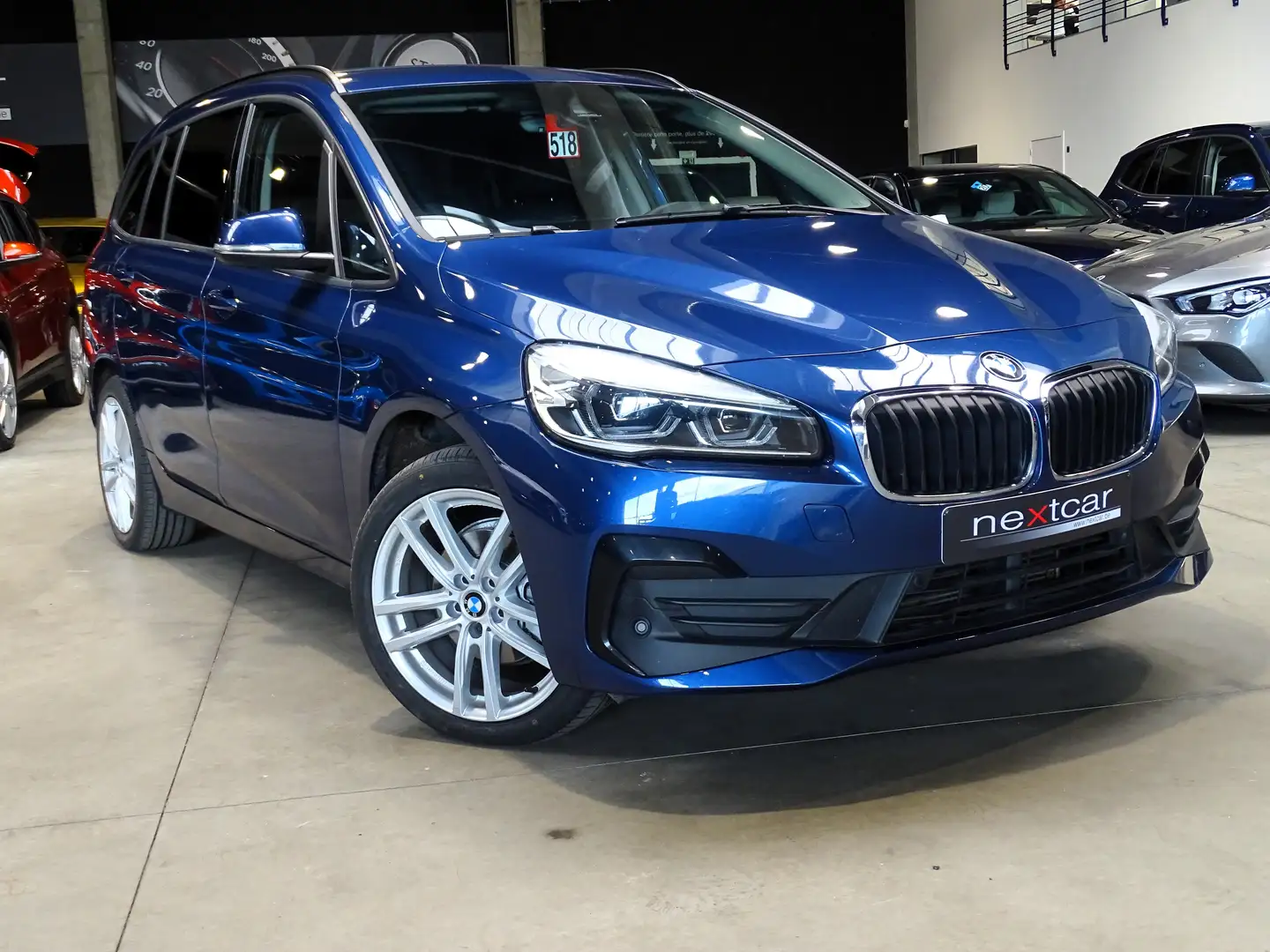 BMW 216 dA GranTourer *NAVI-FULL LED-CUIR-7PLACES* Blauw - 2