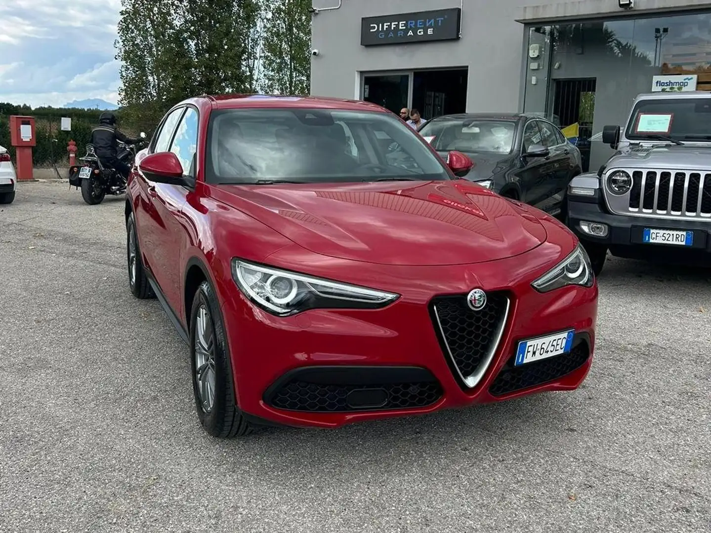 Alfa Romeo Stelvio Stelvio 2017 2.2 t Business rwd 190cv auto my19 Rood - 1