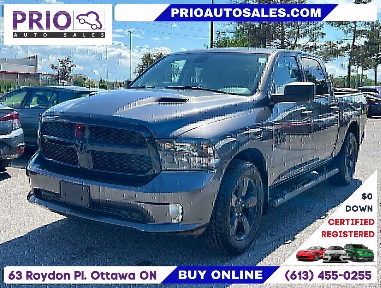 2023 RAM 1500 Express 4x4 Crew Cab 5'7 Box