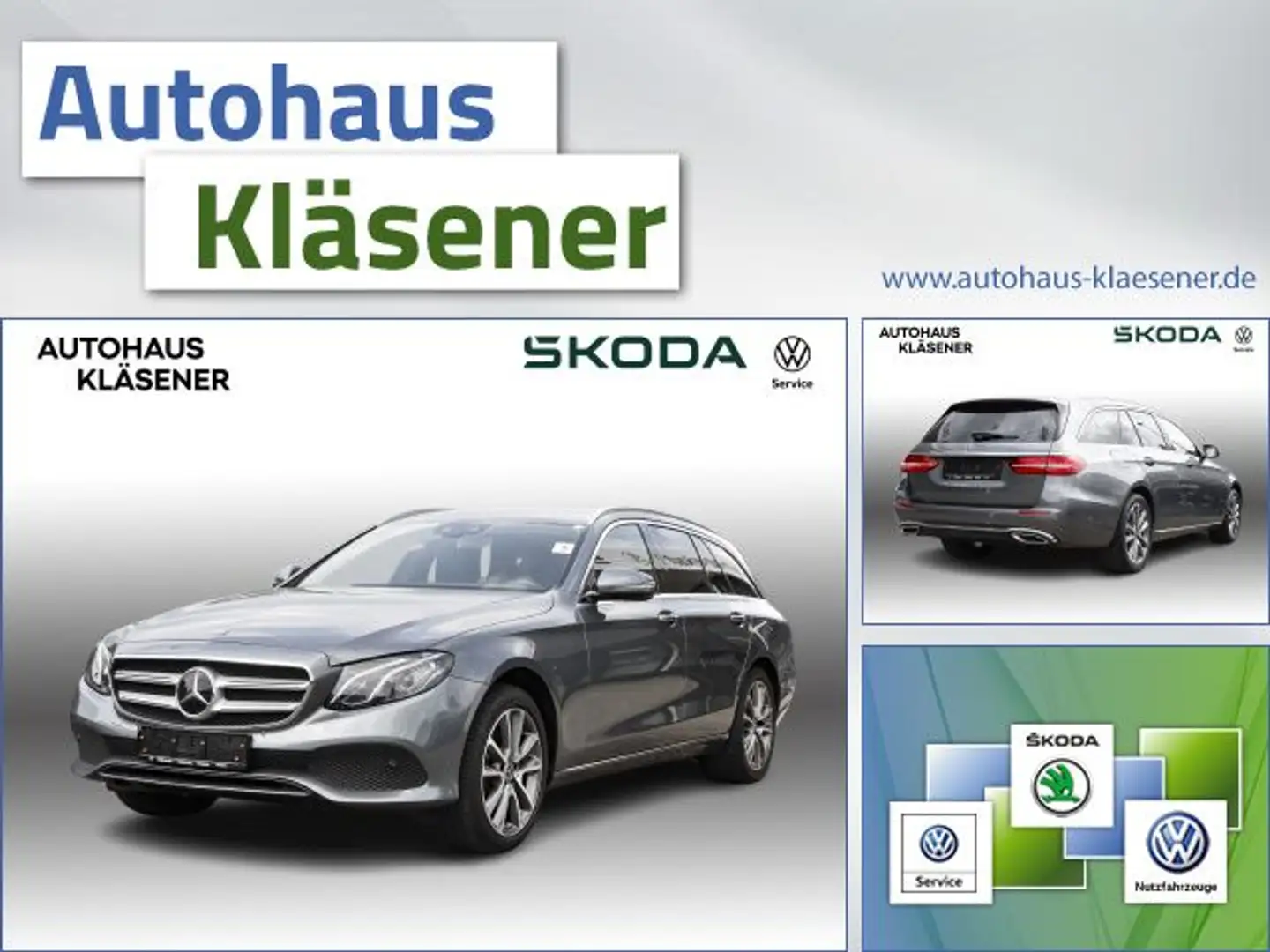 Mercedes-Benz E 200 E200 T NAVI AUTOM LED18" DISTRONICP TOTWINKEL Grau - 1
