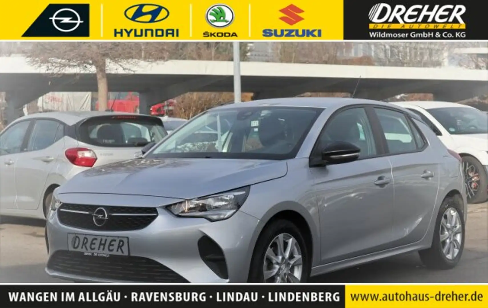 Opel Corsa Corsa F 1.2 Edition Klima/Sitzhzg./BC/Kamera/PDC Argent - 1