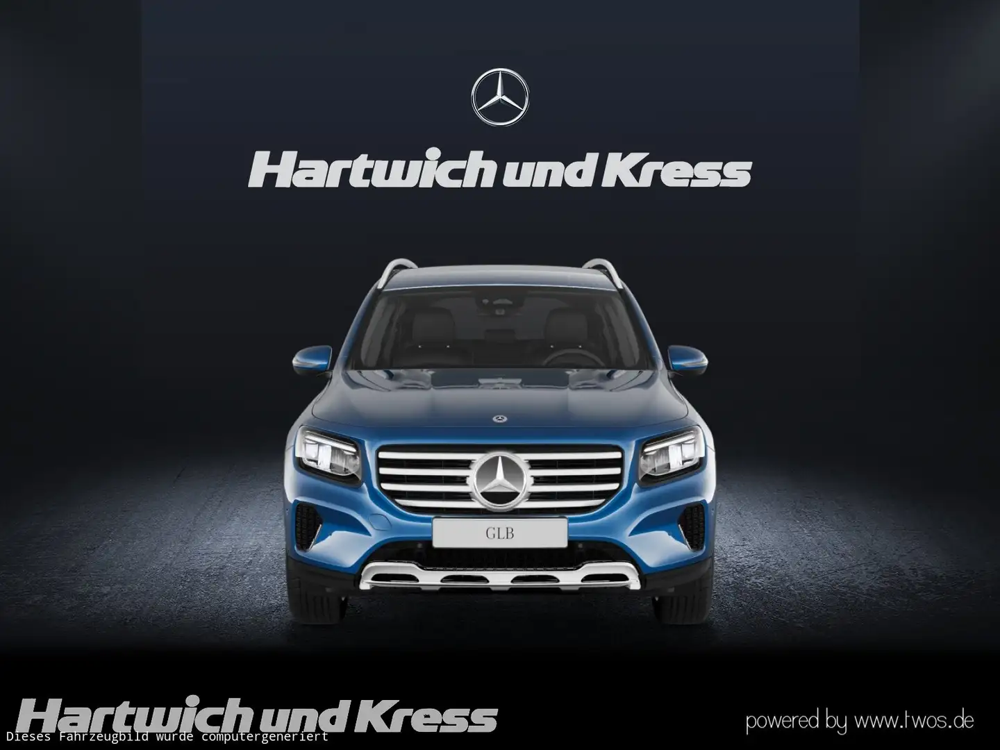 Mercedes-Benz GLB 220 GLB 220 d 4MATIC Progressive+AHK+Memory+Totwinkel+ Blau - 2