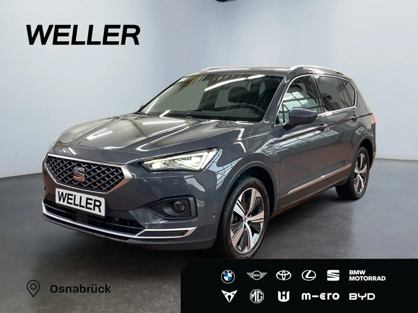 SEAT Tarraco 1.4 e-Hybr DSG Xcellence *Pano*4xSHZ*AHK* Grau - 1