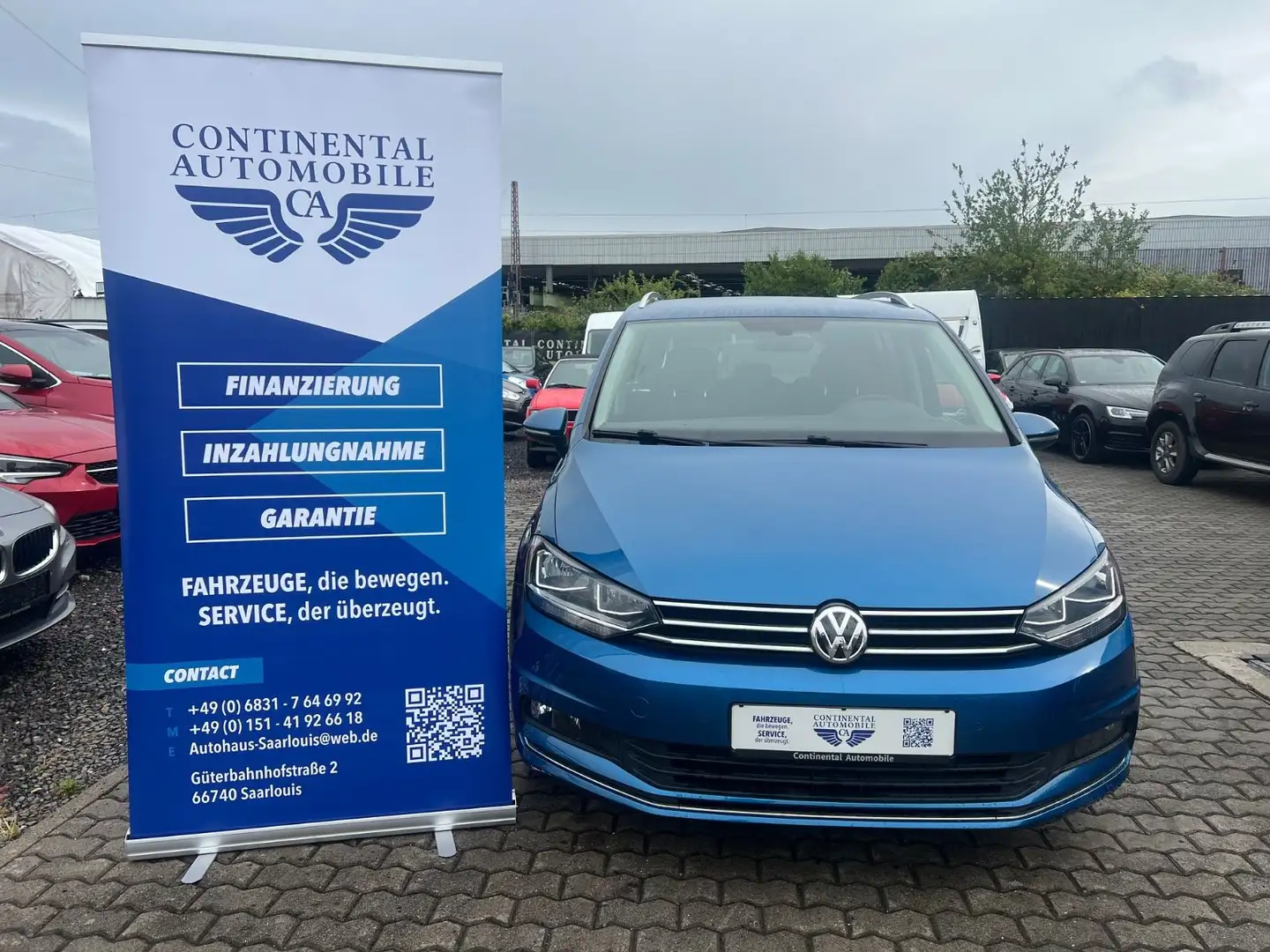 Volkswagen Touran Highline BMT/Start-Stopp 7 SITZE Azul - 1